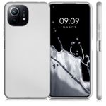 Husa pentru Xiaomi Mi 11 Lite 5G, Silicon, Silver, 54727.67 fotografia produsului View 2 S