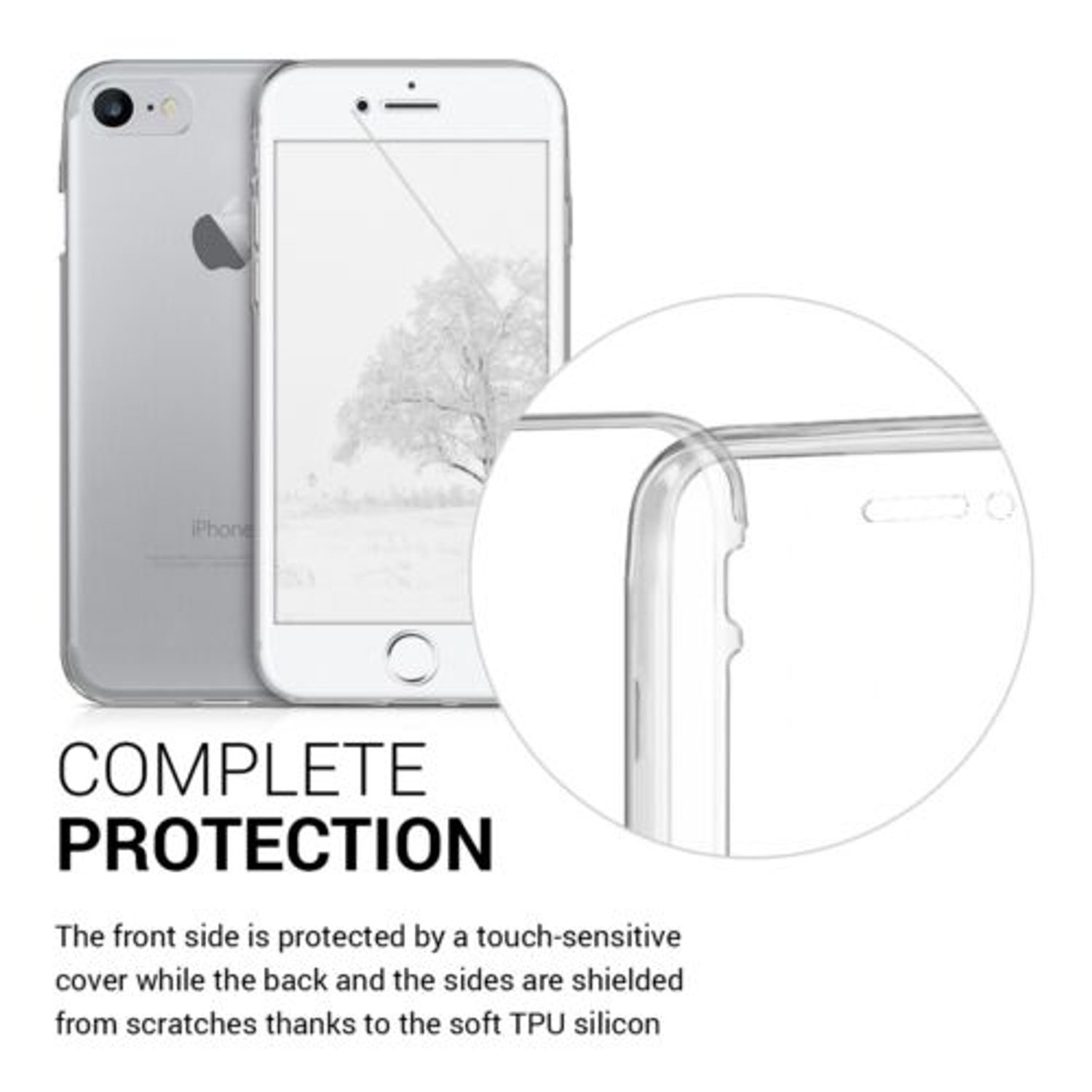 Husa pentru Apple iPhone 8/iPhone 7/iPhone SE 2, Silicon, Transparent, 39457.03 fotografia produsului View 15 L