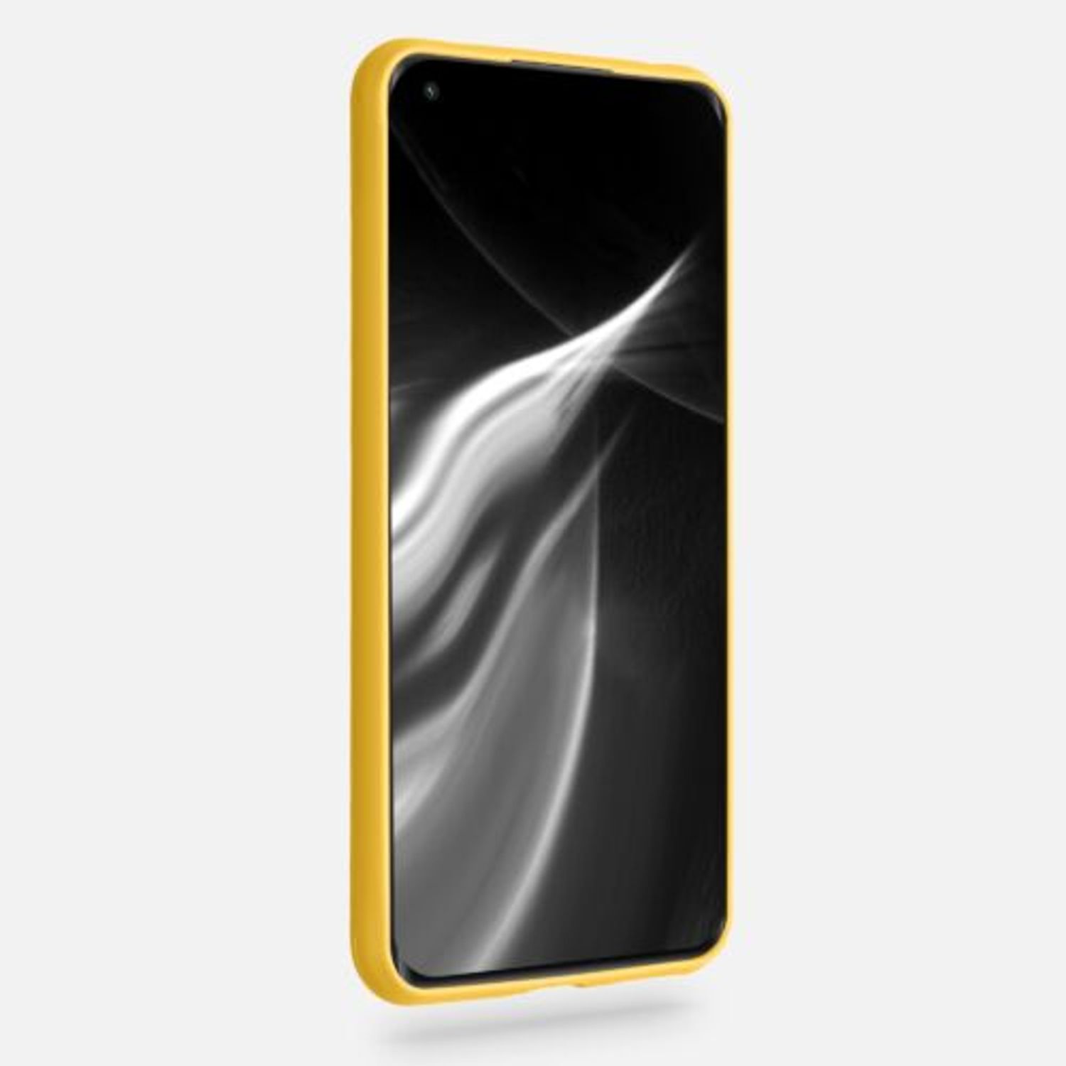 Husa pentru Xiaomi Mi 11 Lite 5G, Silicon, Galben, 54726.143 fotografia produsului View 3 L