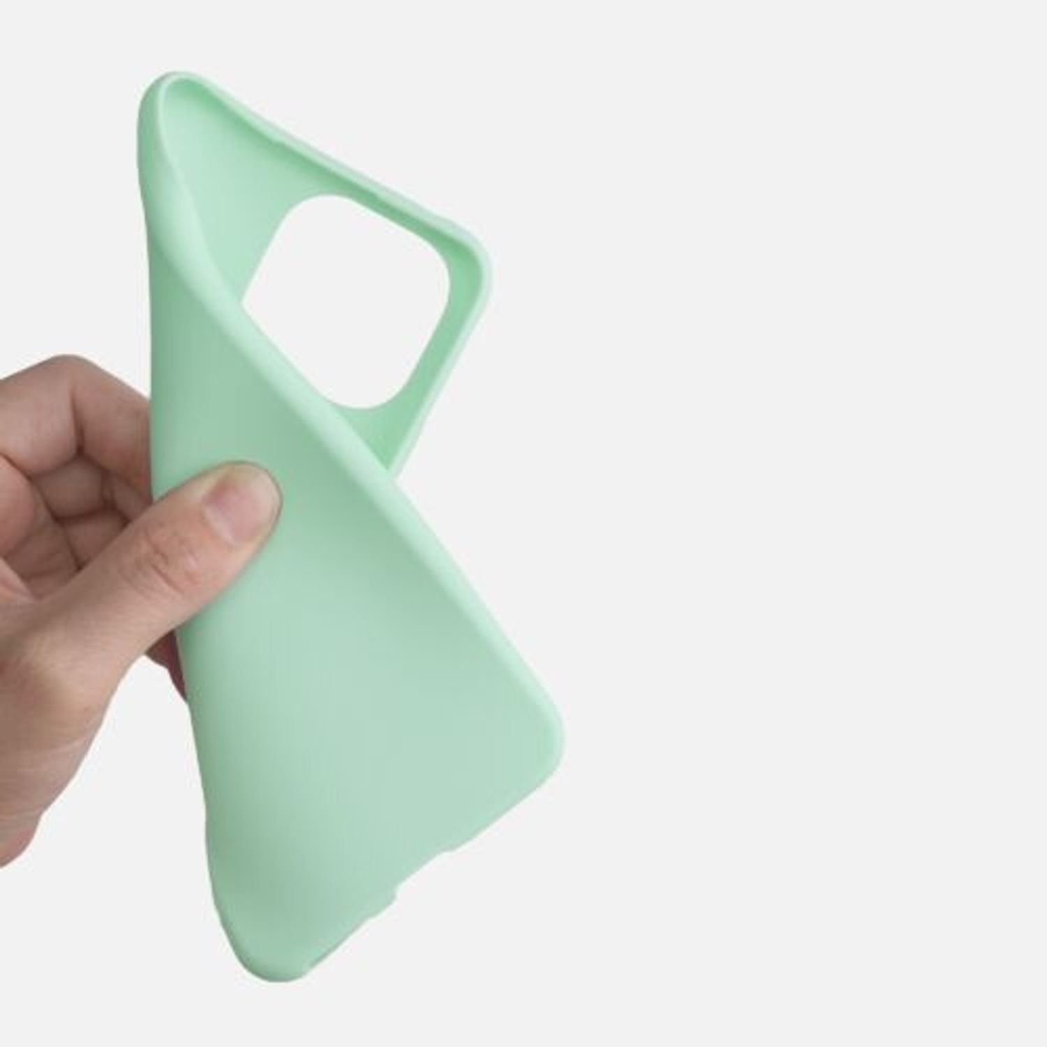 Husa pentru Xiaomi Mi 11 Lite 5G, Silicon, Verde, 54726.50 fotografia produsului View 8 L