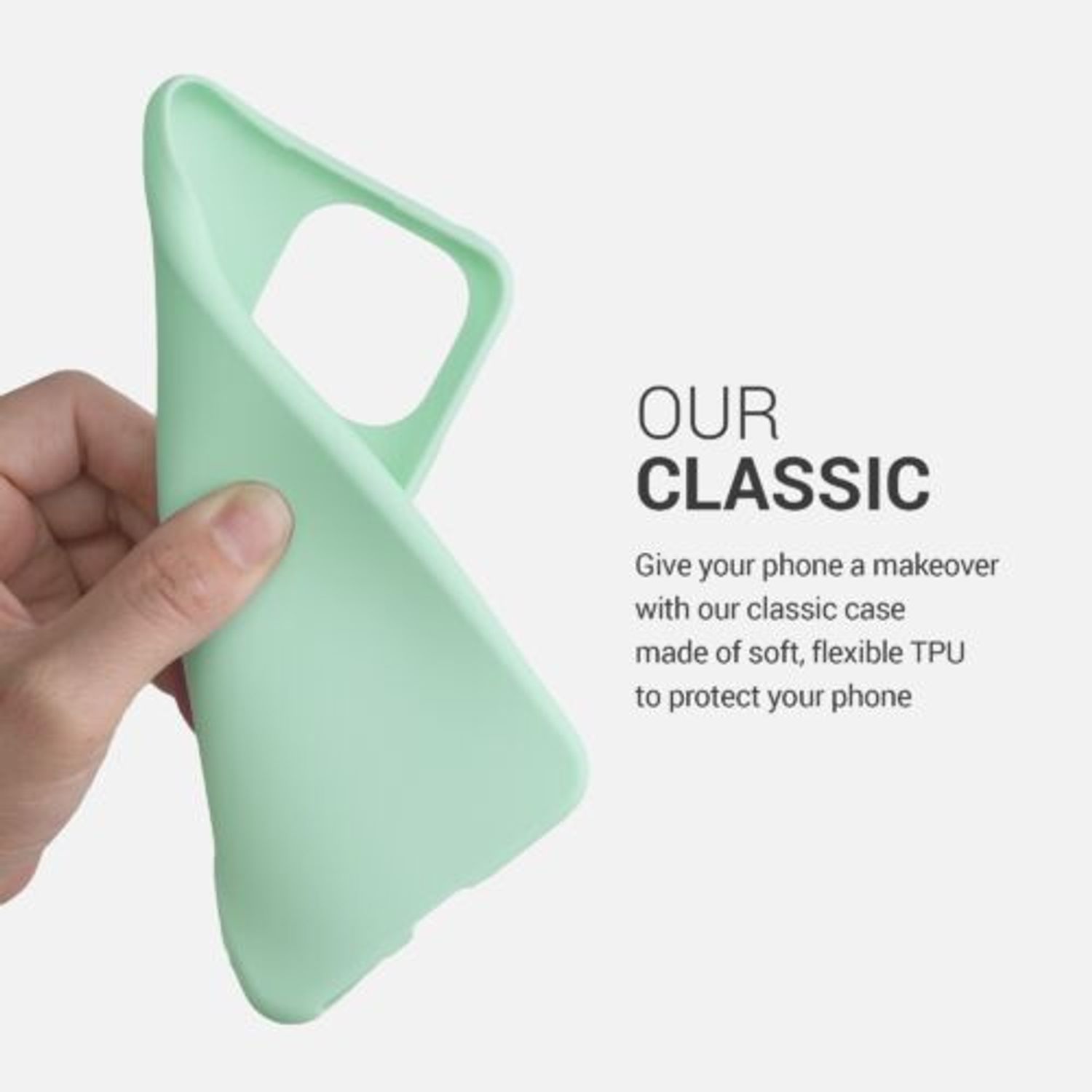 Husa pentru Xiaomi Mi 11 Lite 5G, Silicon, Verde, 54726.50 fotografia produsului View 4 L
