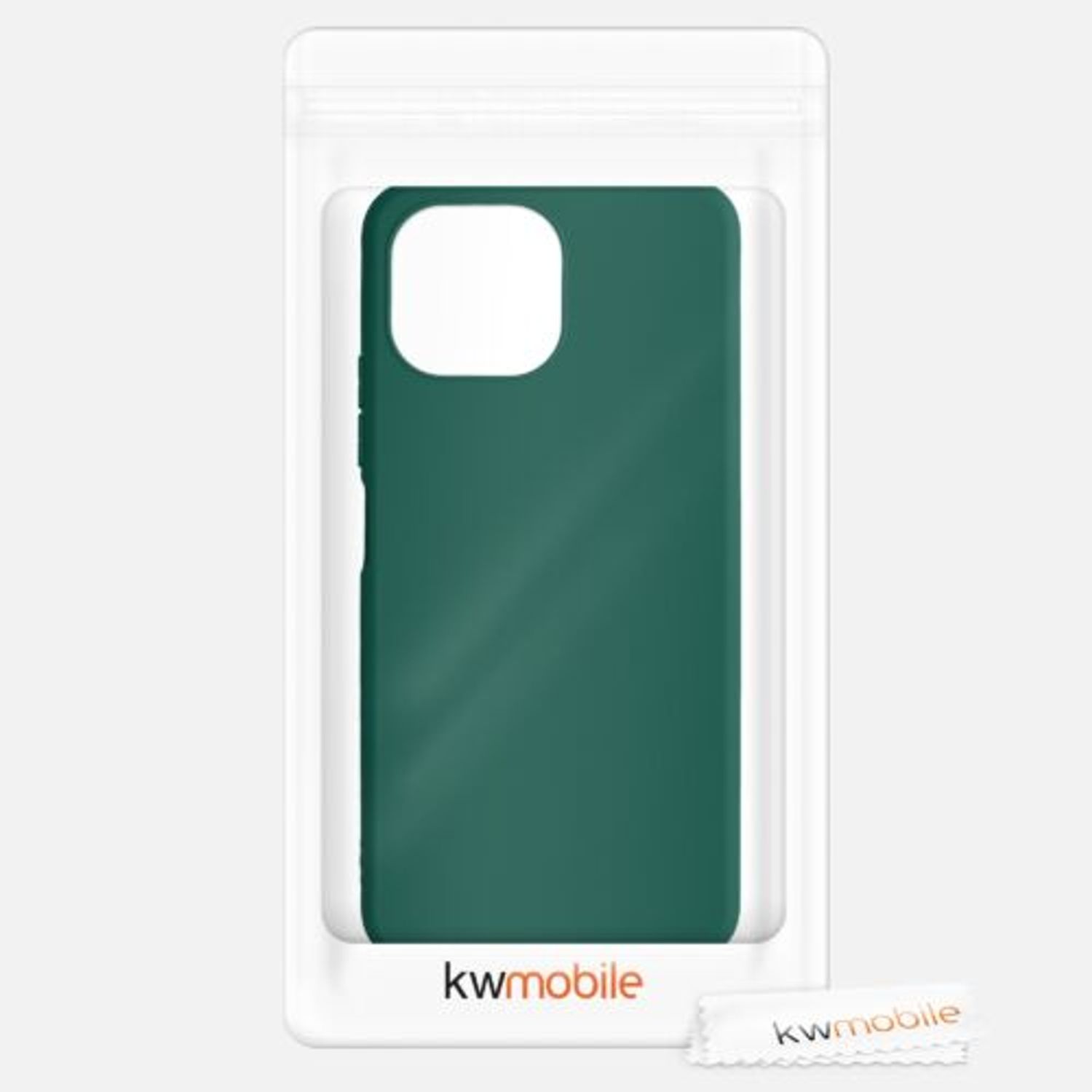 Husa pentru Xiaomi Mi 11 Lite 5G, Silicon, Verde, 54726.184 fotografia produsului View 7 L