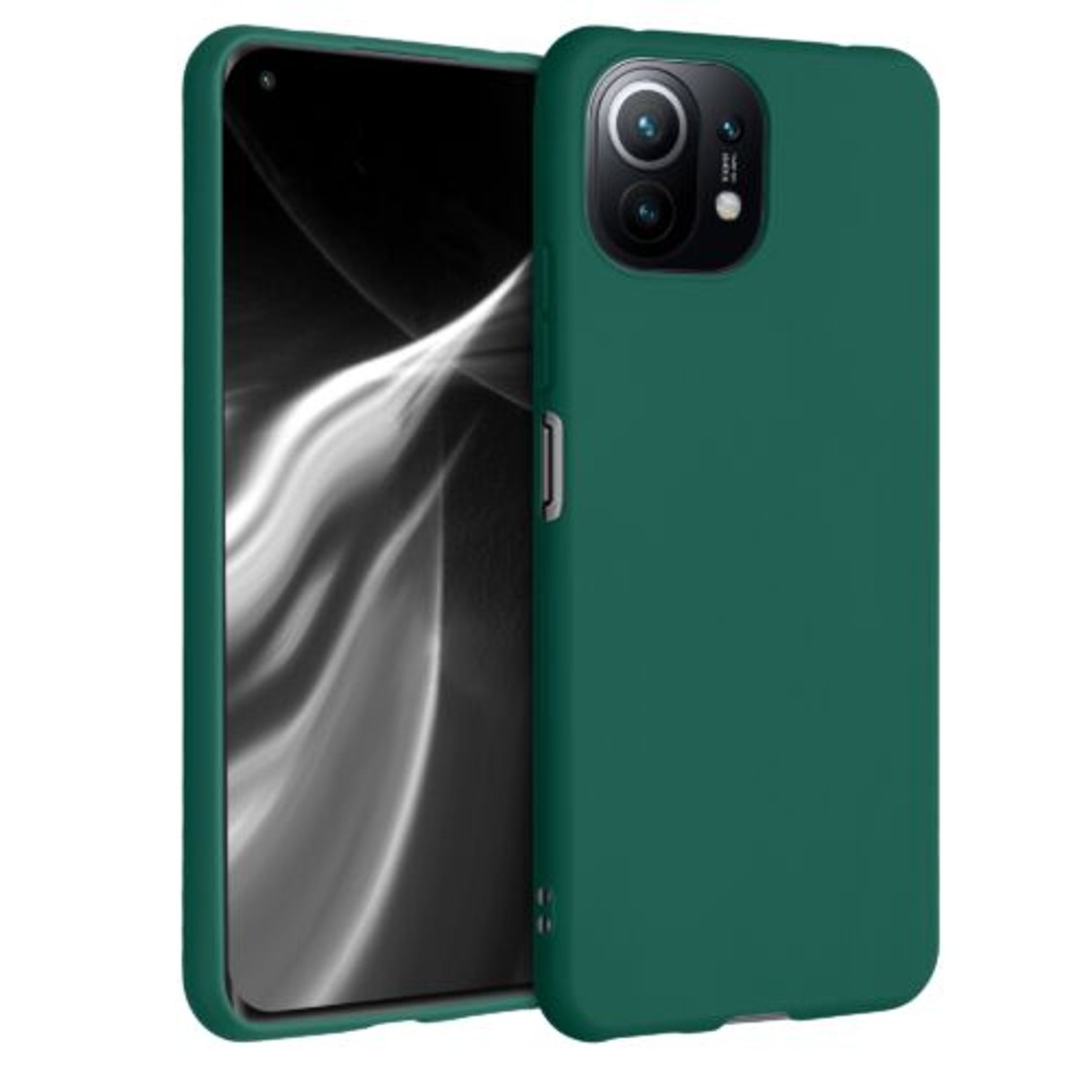 Husa pentru Xiaomi Mi 11 Lite 5G, Silicon, Verde, 54726.184 fotografia produsului