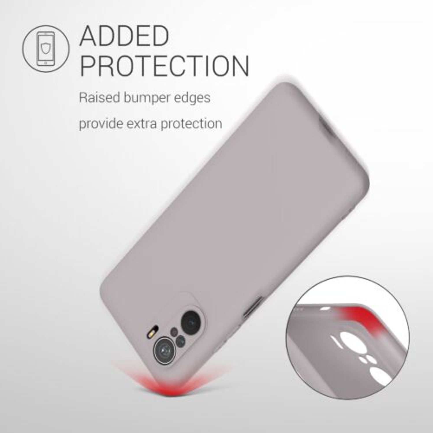 Husa pentru Xiaomi Mi 11i, Silicon, Crem, 54731.192 fotografia produsului View 7 L