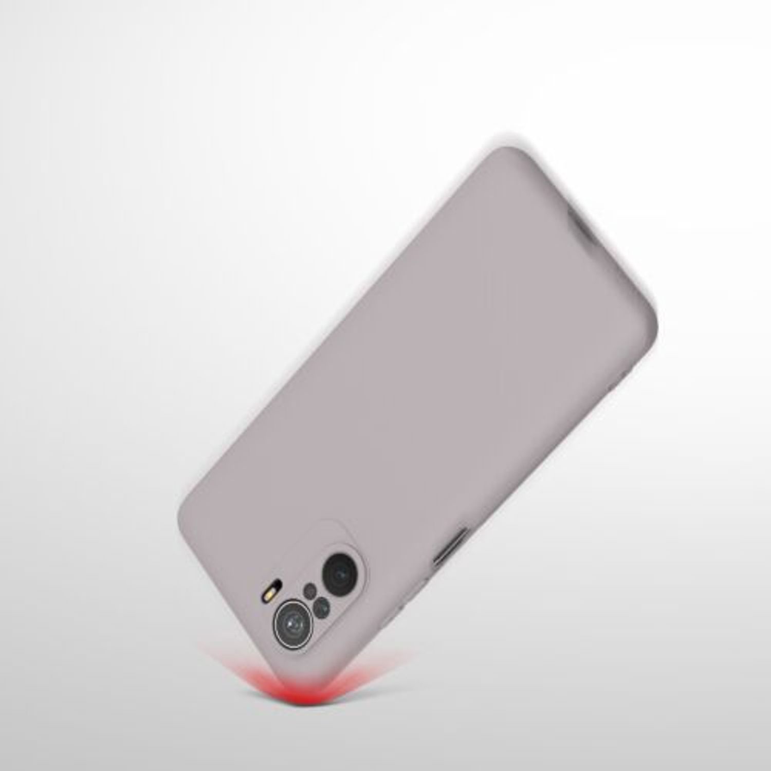 Husa pentru Xiaomi Mi 11i, Silicon, Crem, 54731.192 fotografia produsului View 10 L