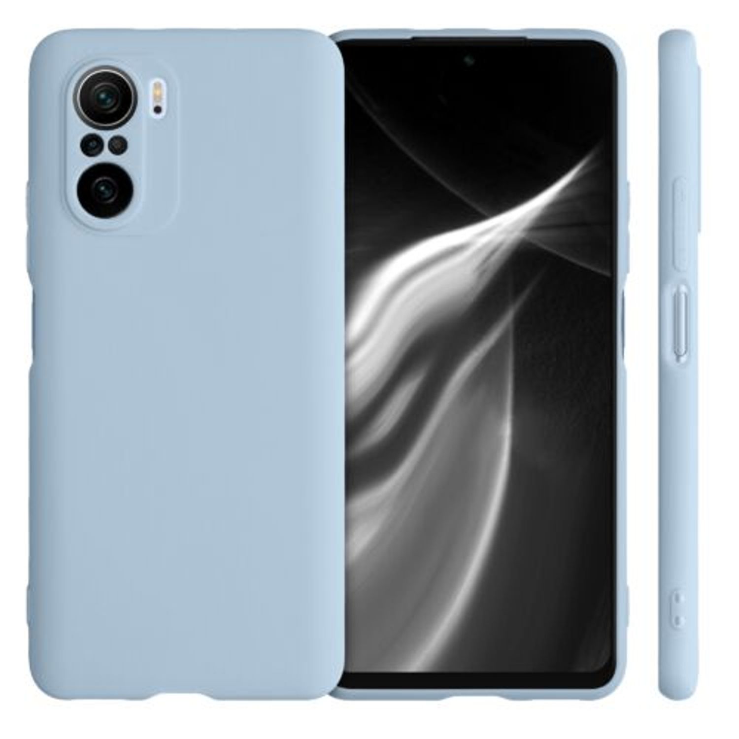 Husa pentru Xiaomi Mi 11i, Silicon, Albastru, 54731.58 fotografia produsului View 2 L
