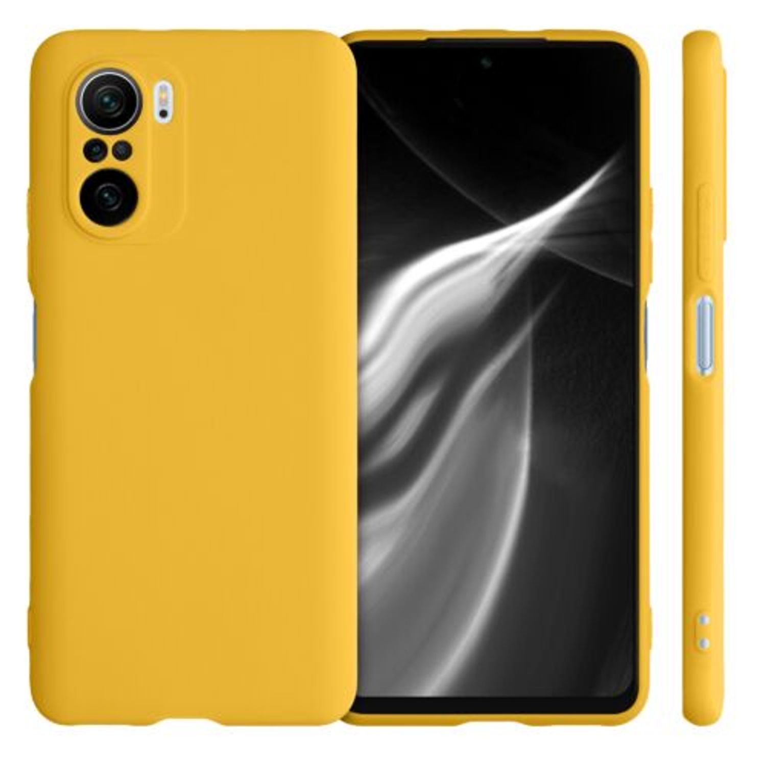 Husa pentru Xiaomi Mi 11i, Silicon, Galben, 54731.143 fotografia produsului View 2 L