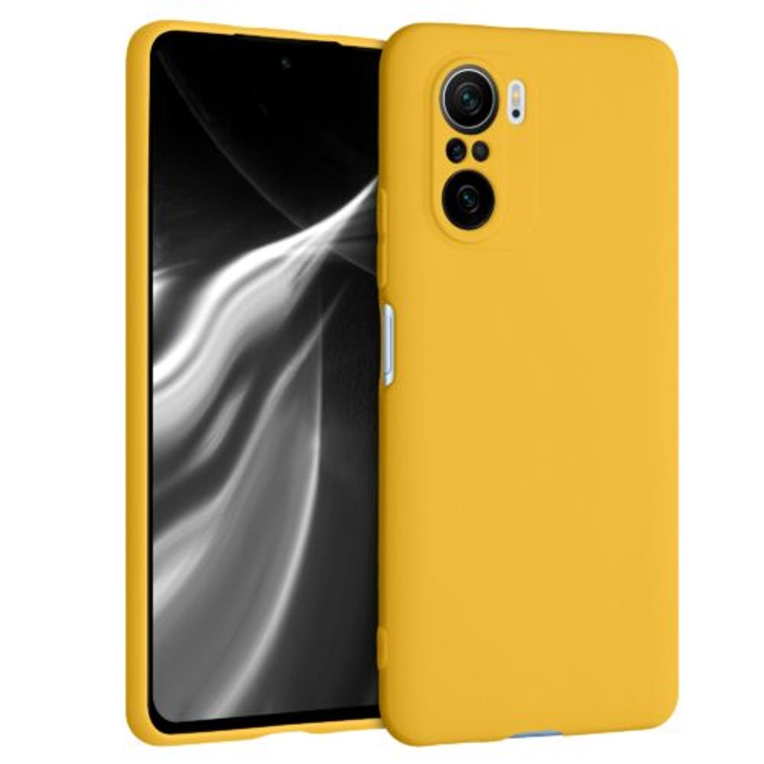Husa pentru Xiaomi Mi 11i, Silicon, Galben, 54731.143 fotografia produsului