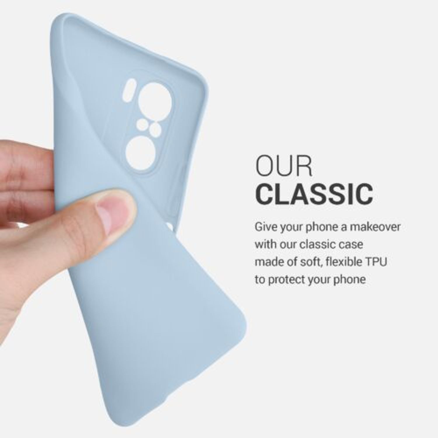 Husa pentru Xiaomi Mi 11i, Silicon, Albastru, 54731.58 fotografia produsului View 5 L