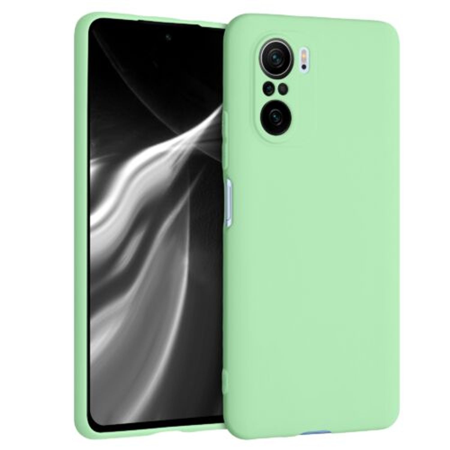 Husa pentru Xiaomi Mi 11i, Silicon, Verde, 54731.50 fotografia produsului