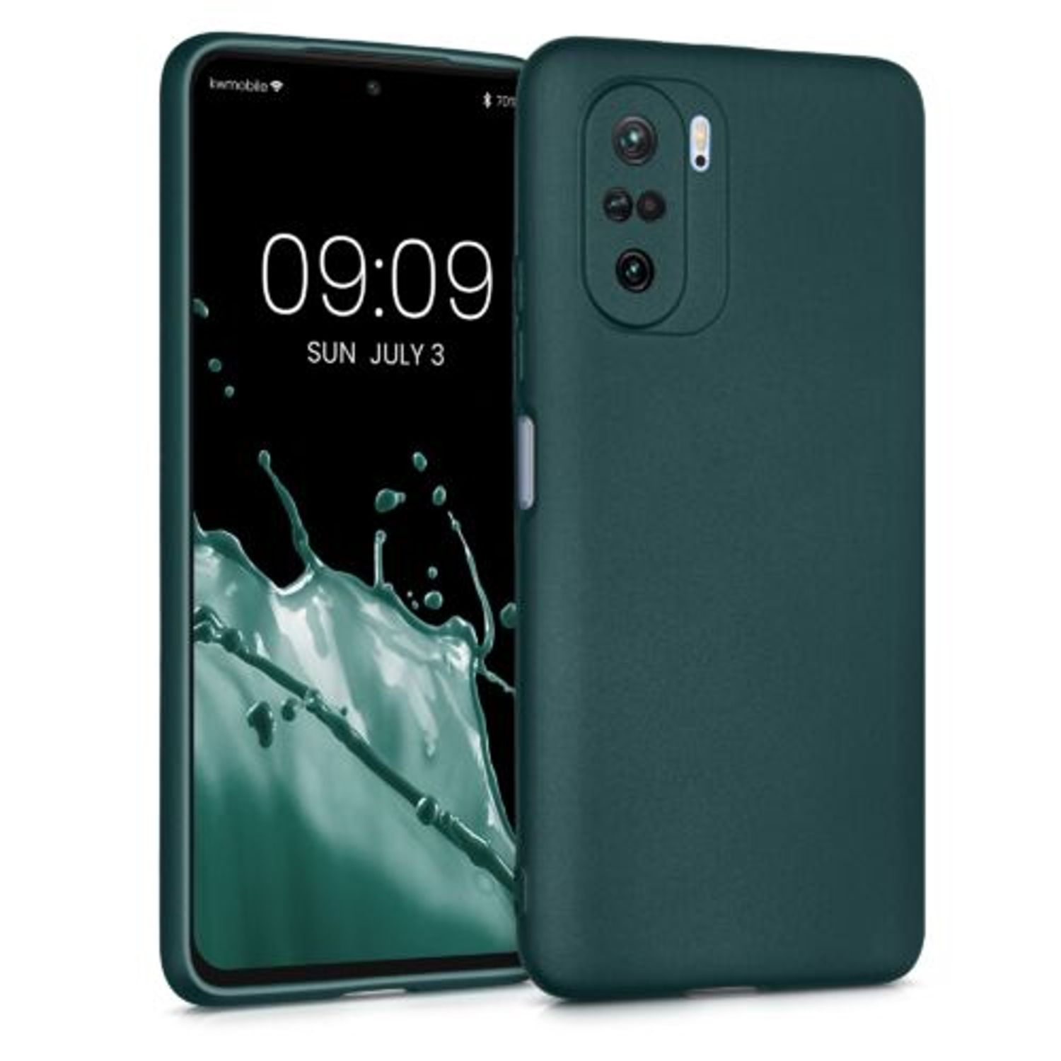 Husa pentru Xiaomi Mi 11i, Silicon, Verde, 54732.14 fotografia produsului