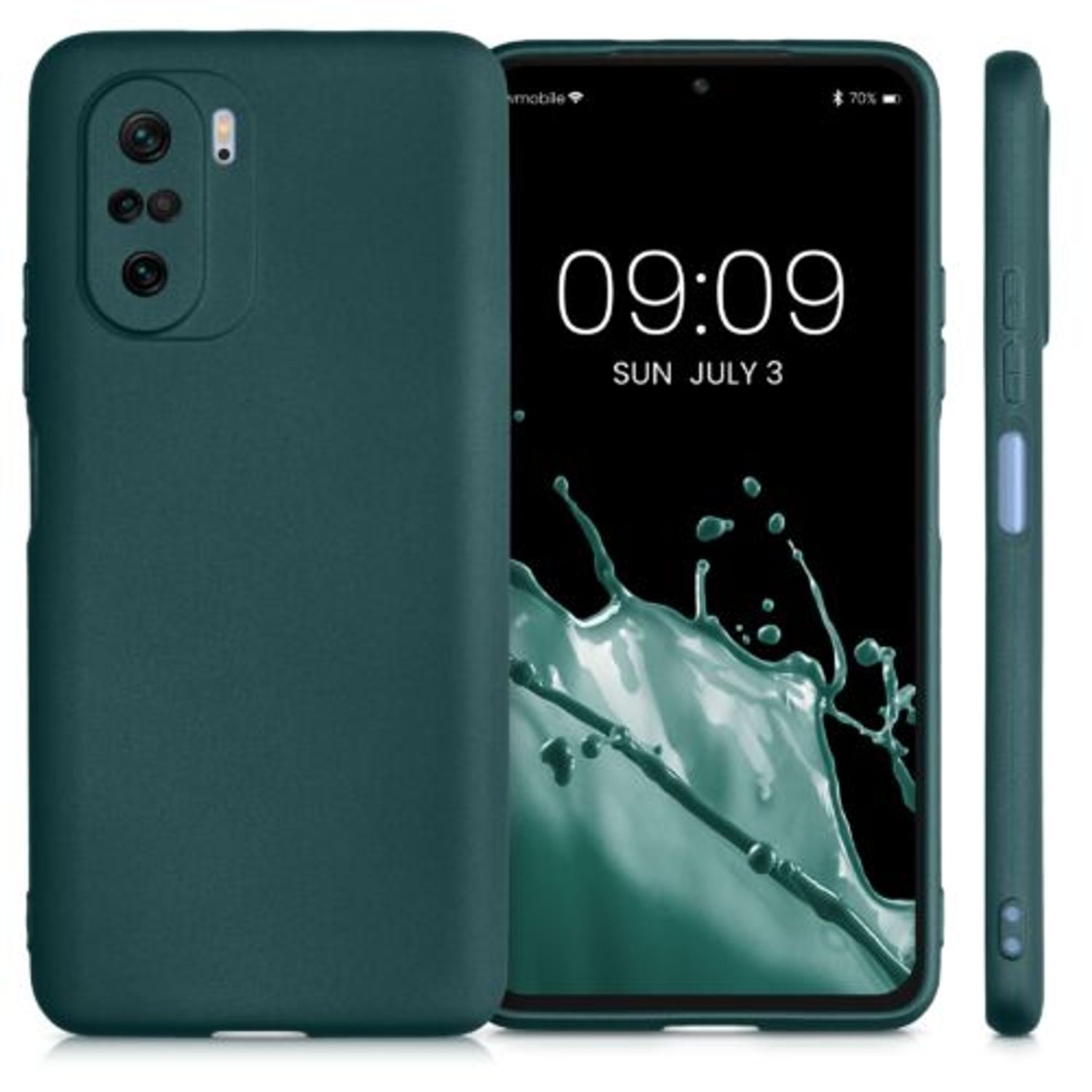 Husa pentru Xiaomi Mi 11i, Silicon, Verde, 54732.14 fotografia produsului View 2 L