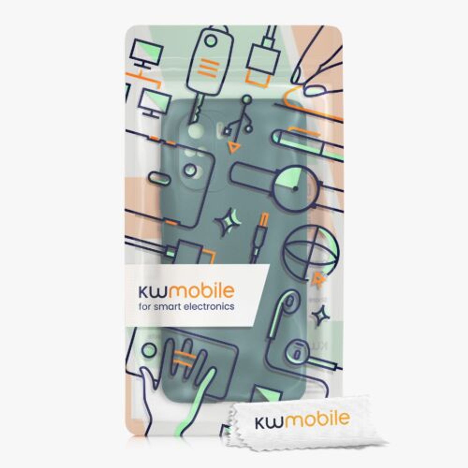 Husa pentru Xiaomi Mi 11i, Silicon, Verde, 54732.14 fotografia produsului View 7 L