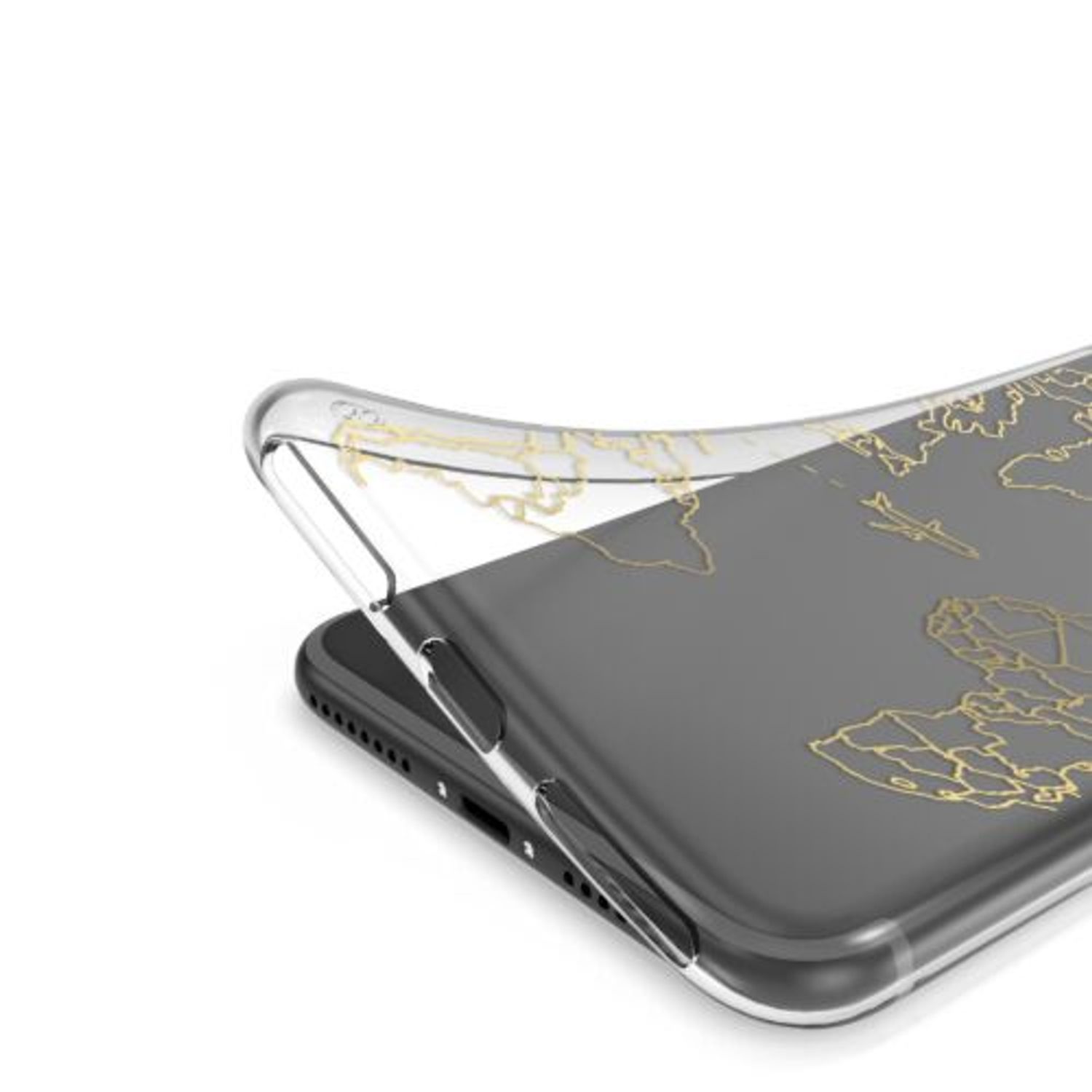 Husa pentru Apple iPhone 8/iPhone 7/iPhone SE 2, Silicon, Gold, 51618.10 fotografia produsului View 9 L