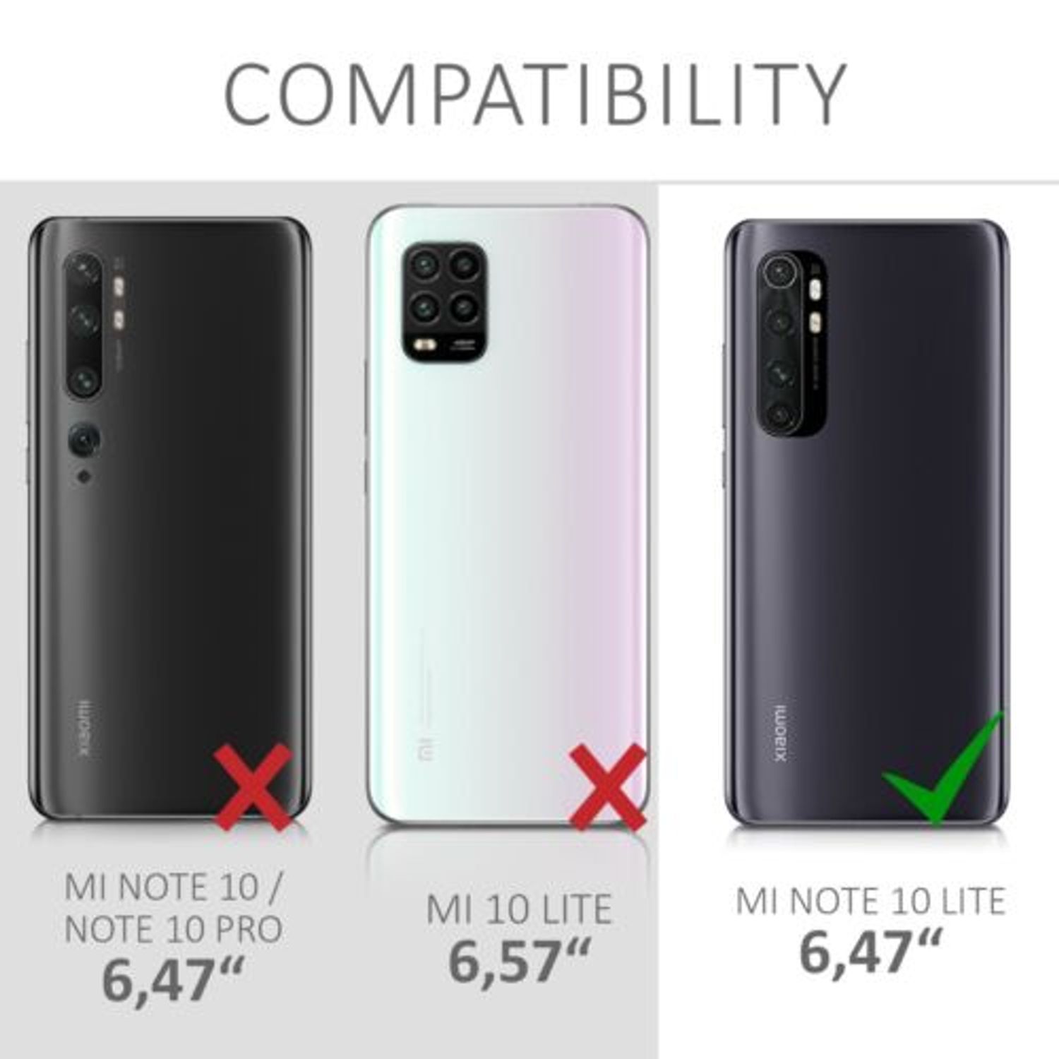 Husa pentru Xiaomi Mi Note 10 Lite, Silicon, Negru, 52446.01 fotografia produsului View 3 L