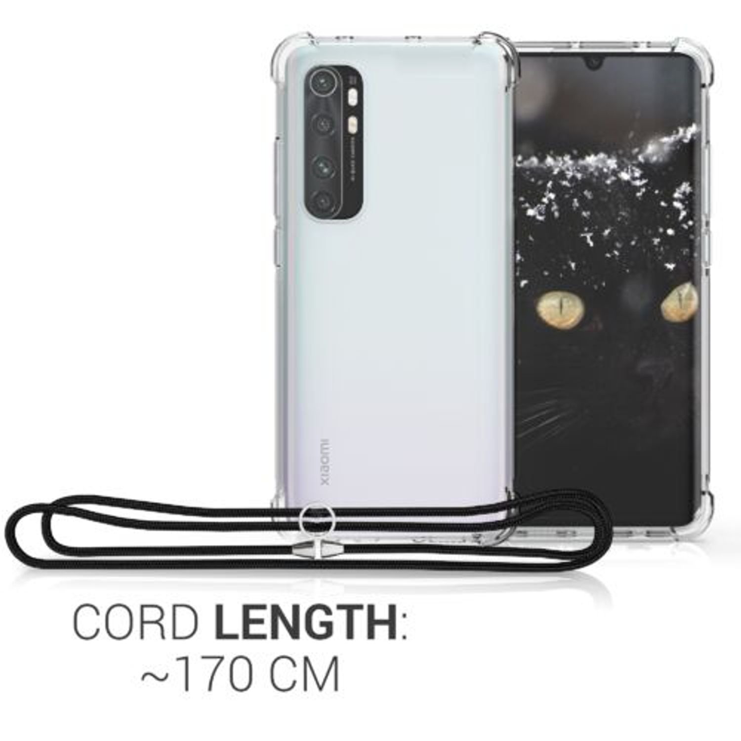 Husa pentru Xiaomi Mi Note 10 Lite, Silicon, Negru, 52446.01 fotografia produsului View 4 L