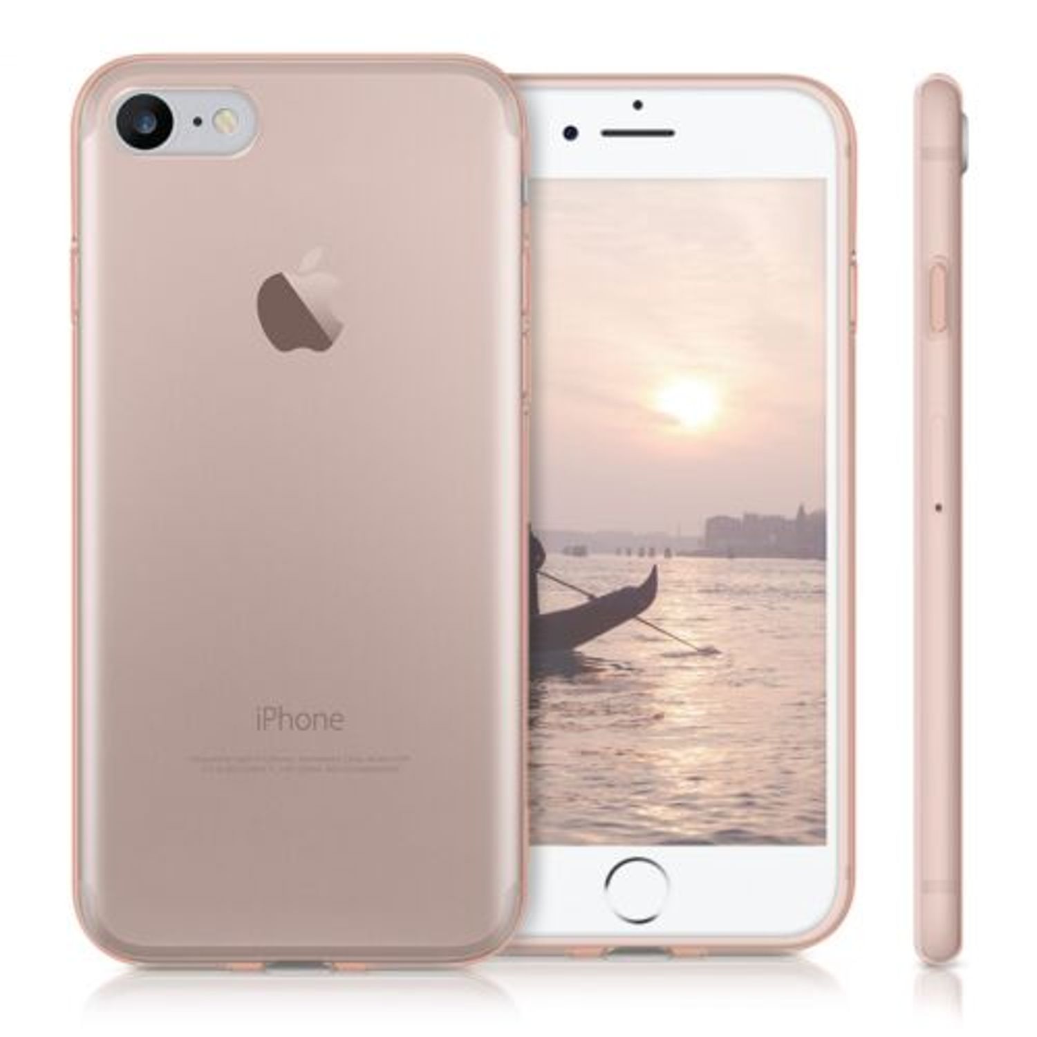 Husa pentru Apple iPhone 8/iPhone 7/iPhone SE 2, Silicon, Rose Gold, 39449.81 fotografia produsului View 17 L