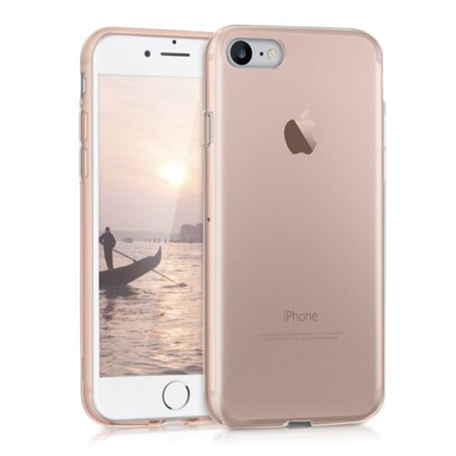 Husa pentru Apple iPhone 8/iPhone 7/iPhone SE 2, Silicon, Rose Gold, 39449.81 fotografia produsului