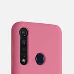 Husa pentru Motorola Moto G8 Plus, Silicon, Roz, 51348.212 fotografia produsului View 8 S