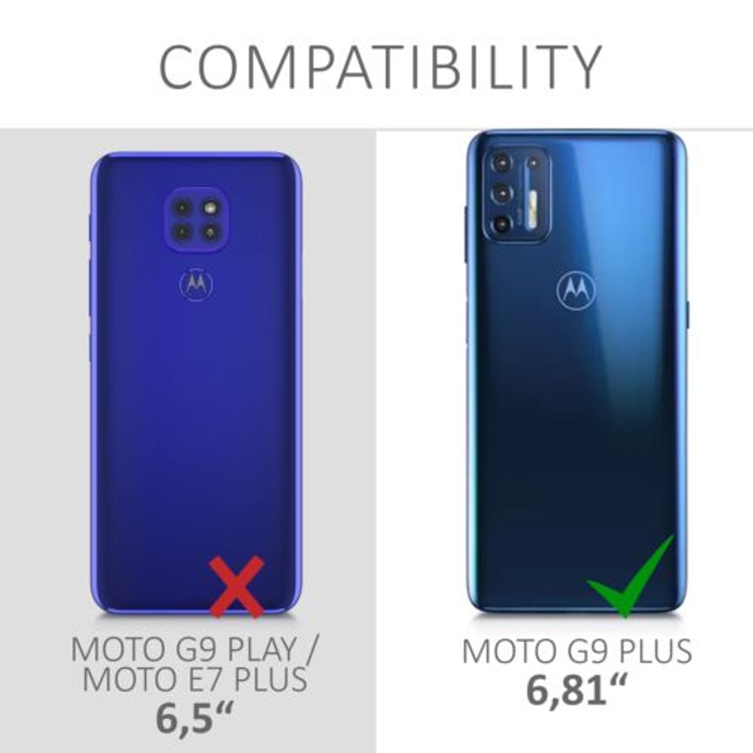 Husa pentru Motorola Moto G9 Plus, Silicon, Transparent, 53676.03 fotografia produsului View 6 L