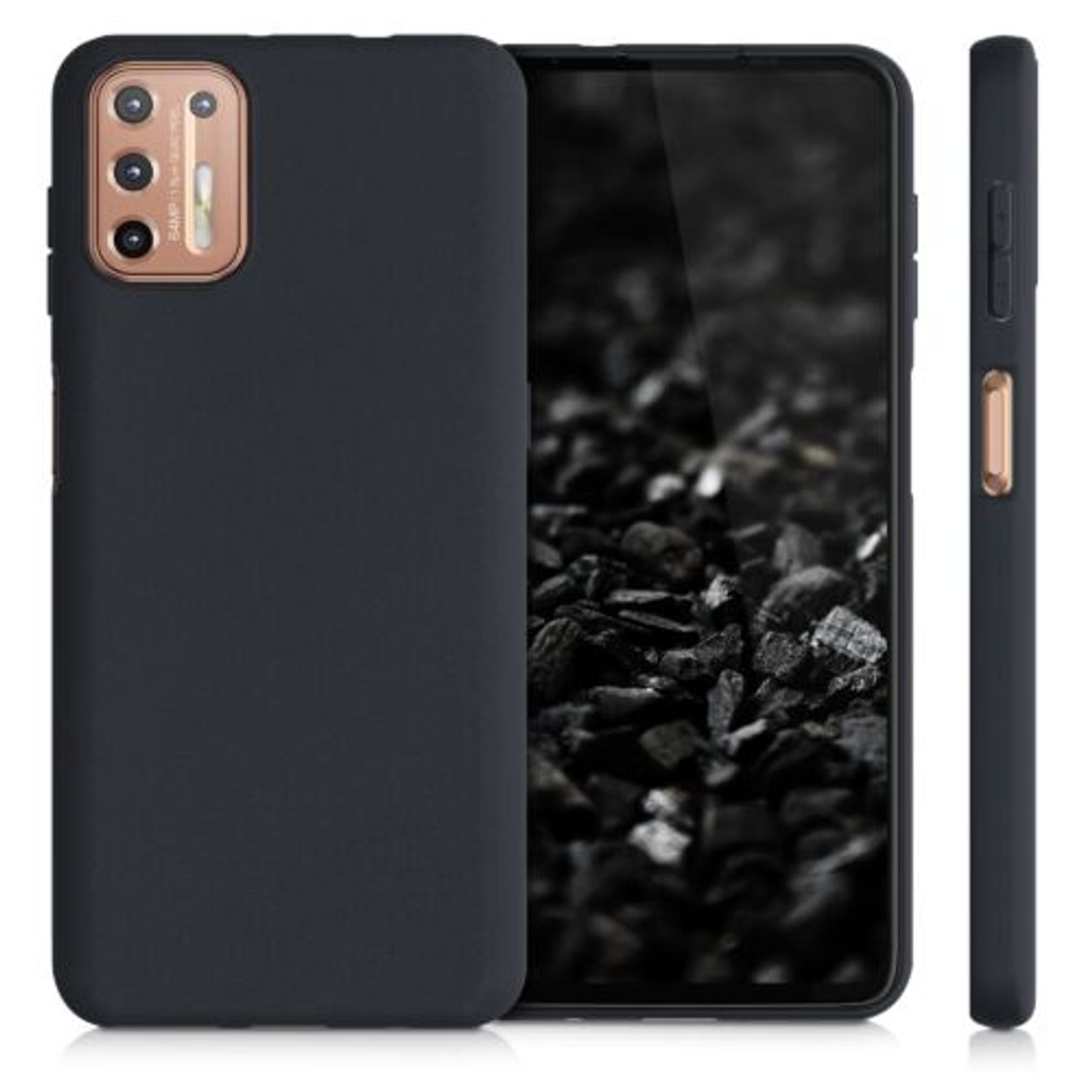 Husa pentru Motorola Moto G9 Plus, Silicon, Negru, 53675.47 fotografia produsului View 2 L