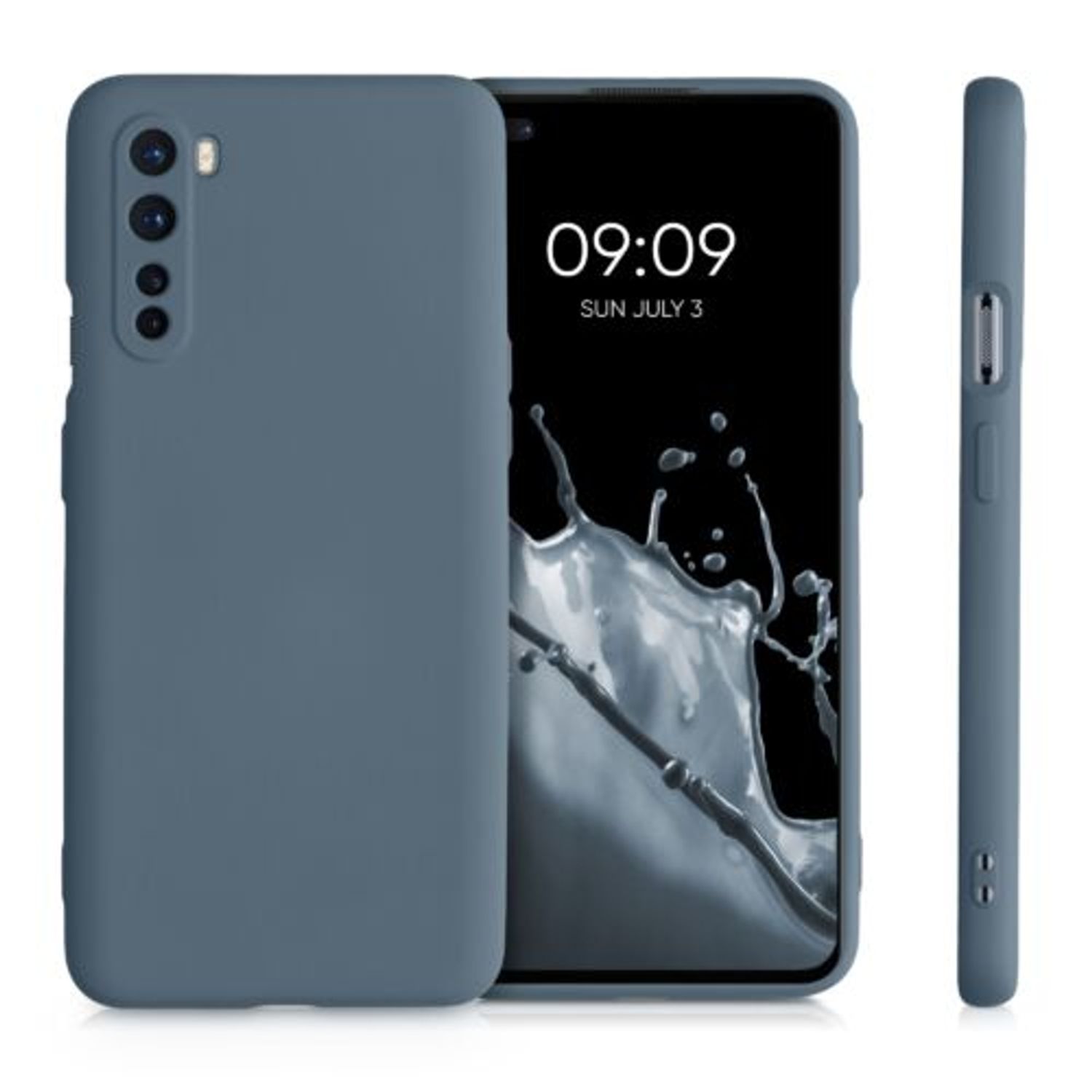 Husa pentru OnePlus Nord, Silicon, Albastru, 55343.202 fotografia produsului View 2 L