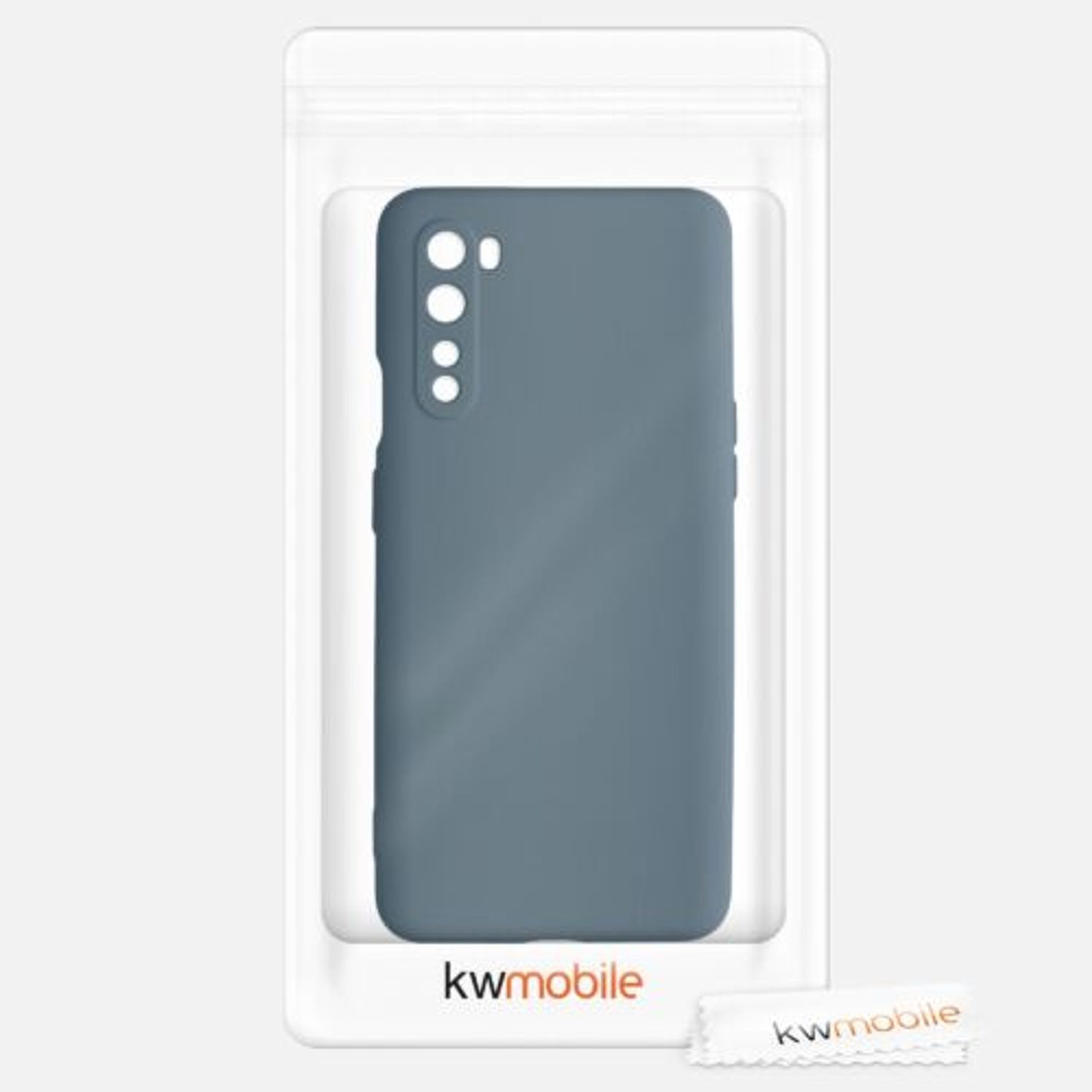 Husa pentru OnePlus Nord, Silicon, Albastru, 55343.202 fotografia produsului View 7 L