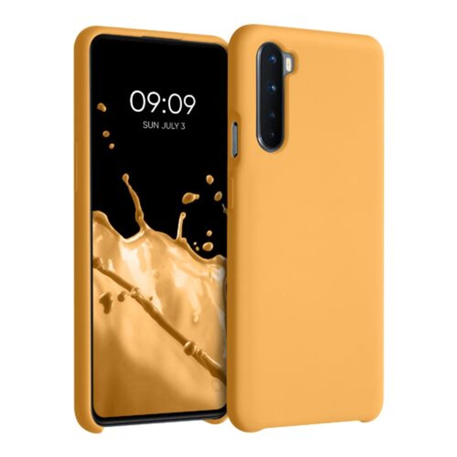 Husa pentru OnePlus Nord, Silicon, Galben, 51871.217 fotografia produsului