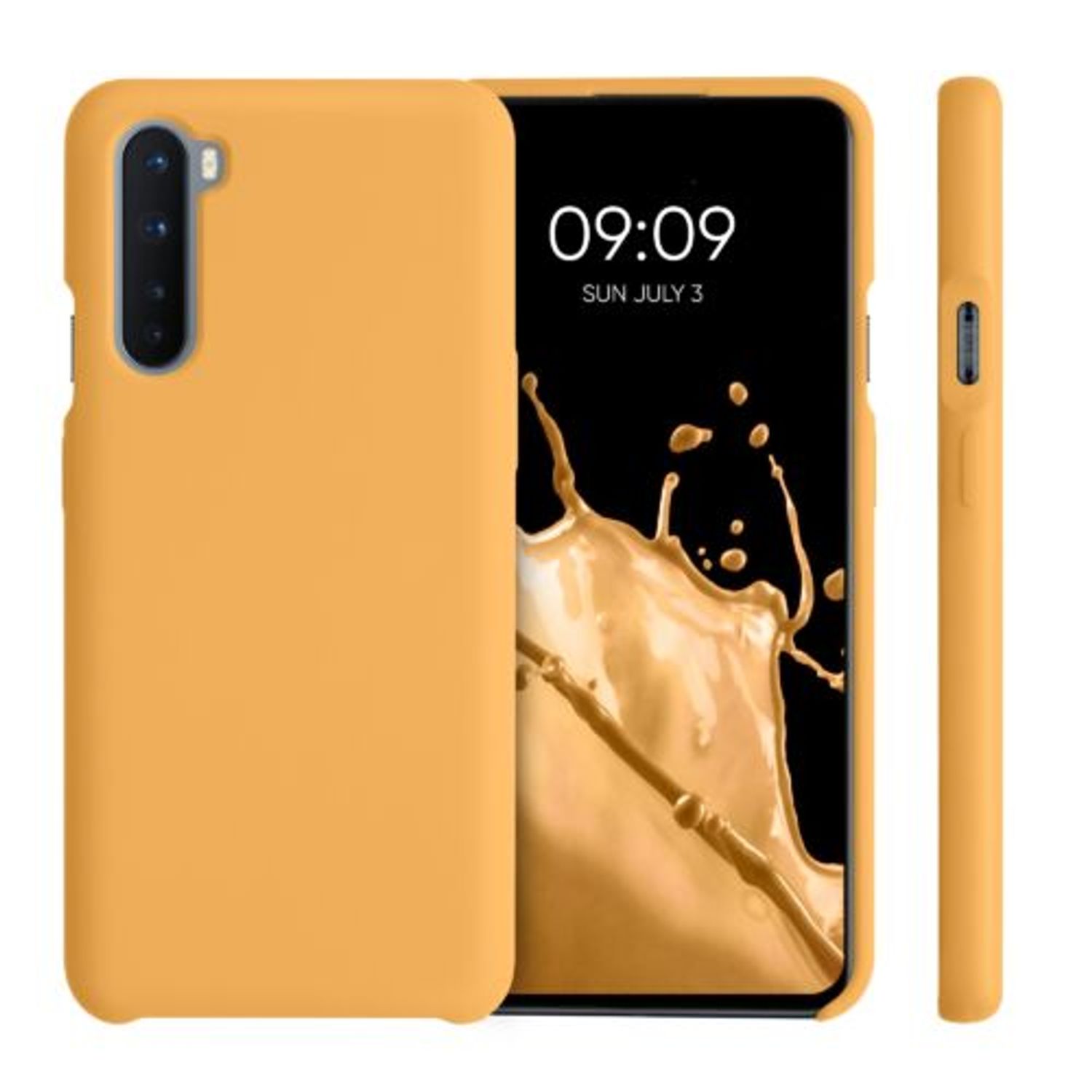 Husa pentru OnePlus Nord, Silicon, Galben, 51871.217 fotografia produsului View 2 L