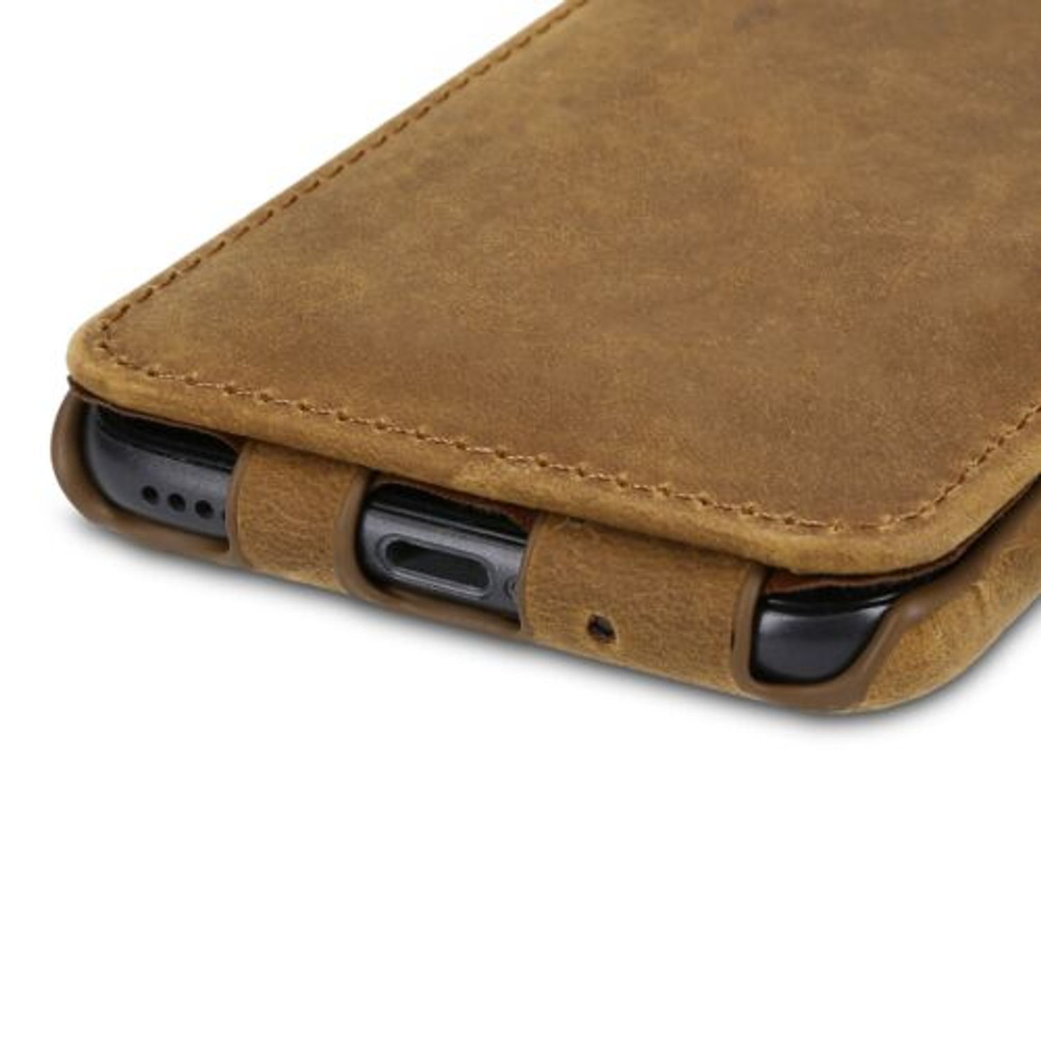 Husa pentru Apple iPhone 8/iPhone 7/iPhone SE 2, Piele naturala, Maro, 39346.05 fotografia produsului View 11 L
