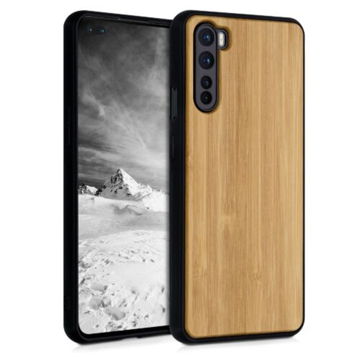 Husa pentru OnePlus Nord, Lemn, Maro, 53715.24 fotografia produsului