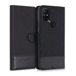 Husa pentru OnePlus Nord N10 5G, Textil, Negru, 55806.73 fotografia produsului View 4 S