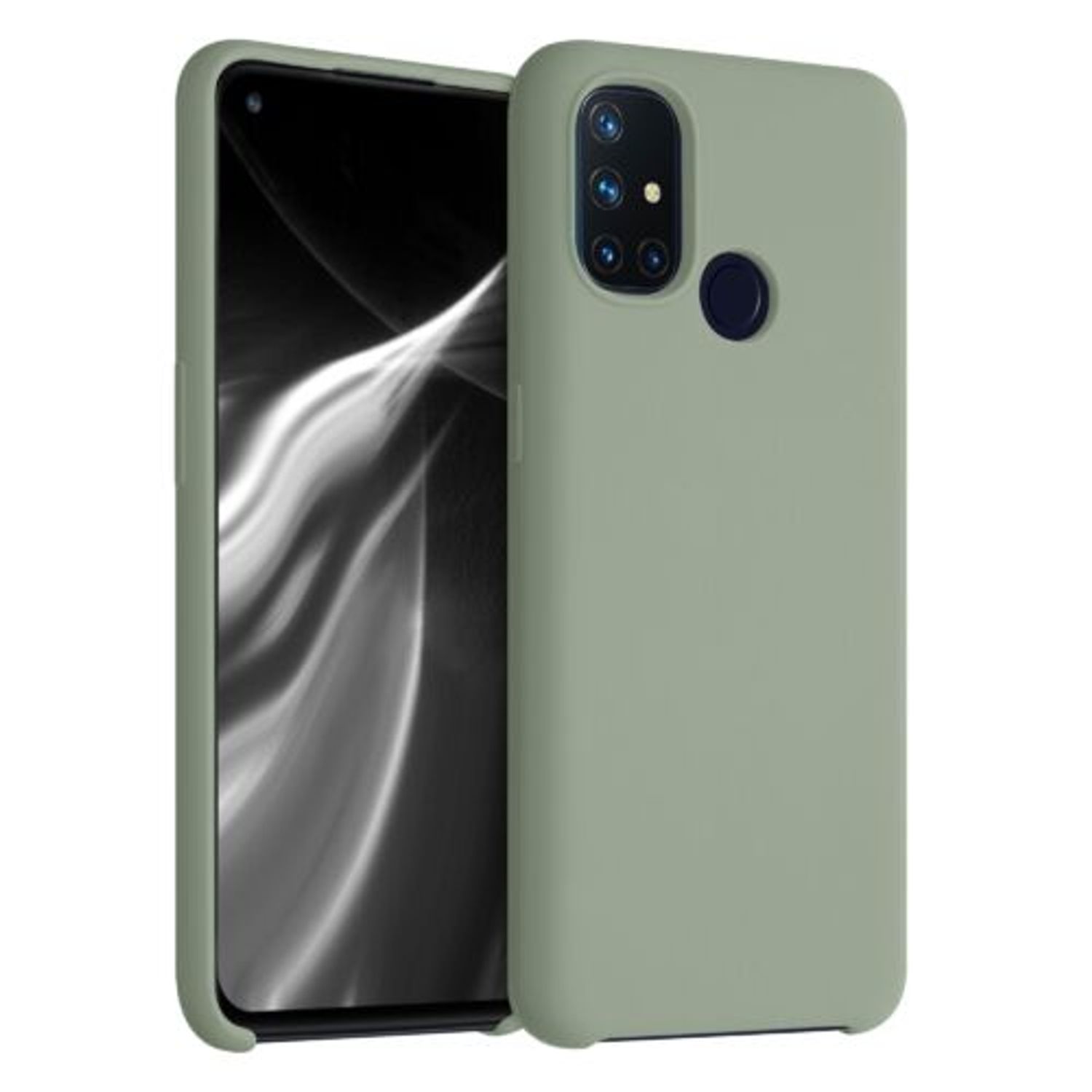 Husa pentru OnePlus Nord N10 5G, Silicon, Verde, 53890.172 fotografia produsului