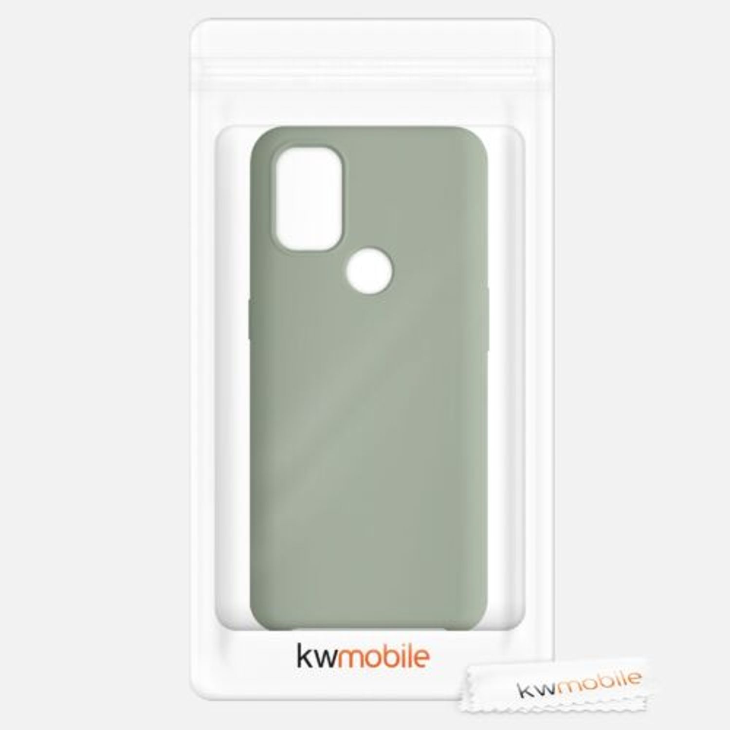 Husa pentru OnePlus Nord N10 5G, Silicon, Verde, 53890.172 fotografia produsului View 7 L