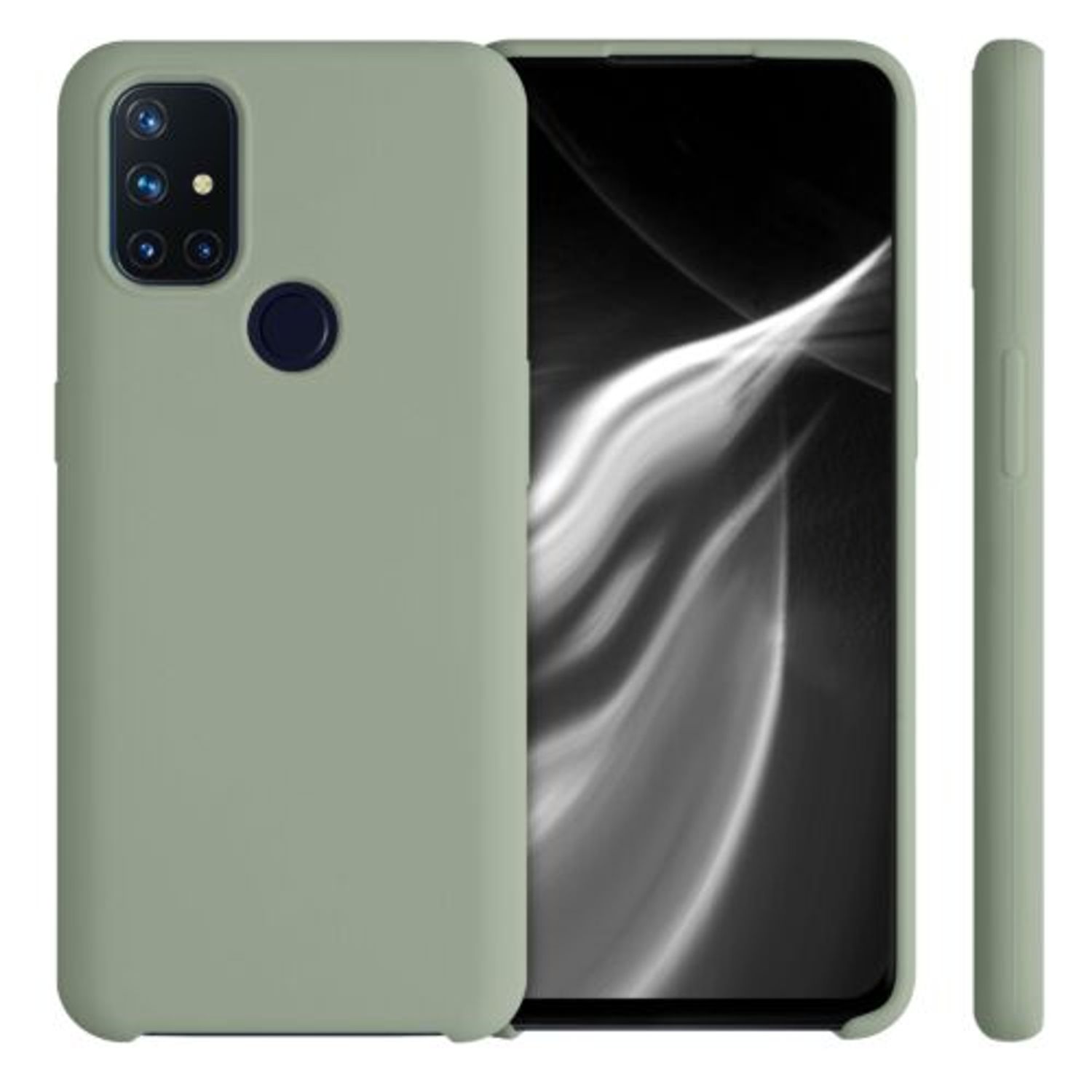 Husa pentru OnePlus Nord N10 5G, Silicon, Verde, 53890.172 fotografia produsului View 2 L
