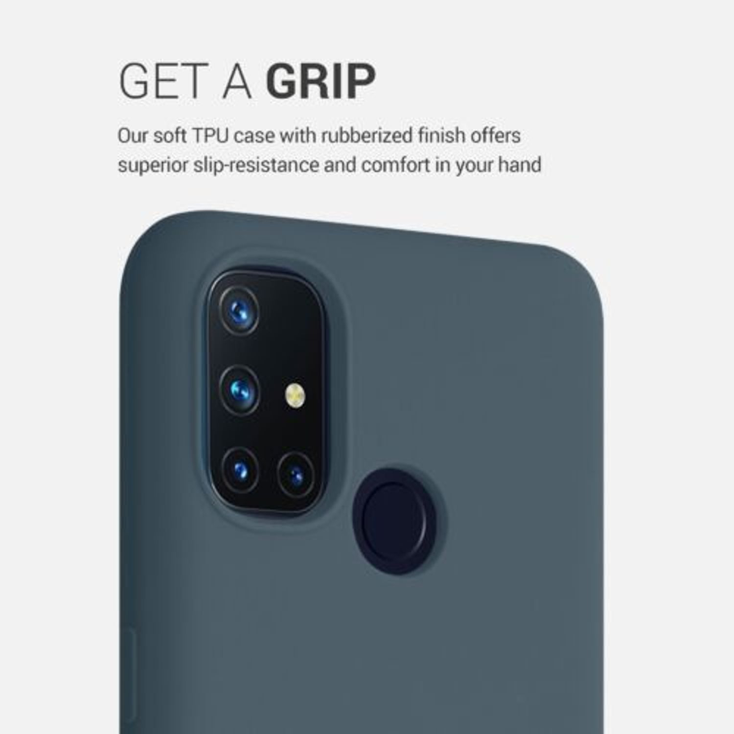 Husa pentru OnePlus Nord N10 5G, Silicon, Verde, 53890.202 fotografia produsului View 4 L