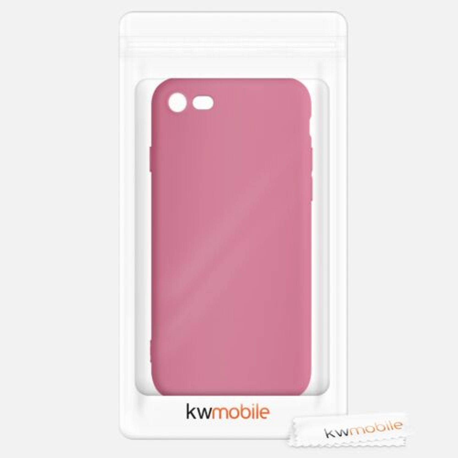 Husa pentru Apple iPhone 8/iPhone 7/iPhone SE 2, Silicon, Roz, 39458.212 fotografia produsului View 7 L