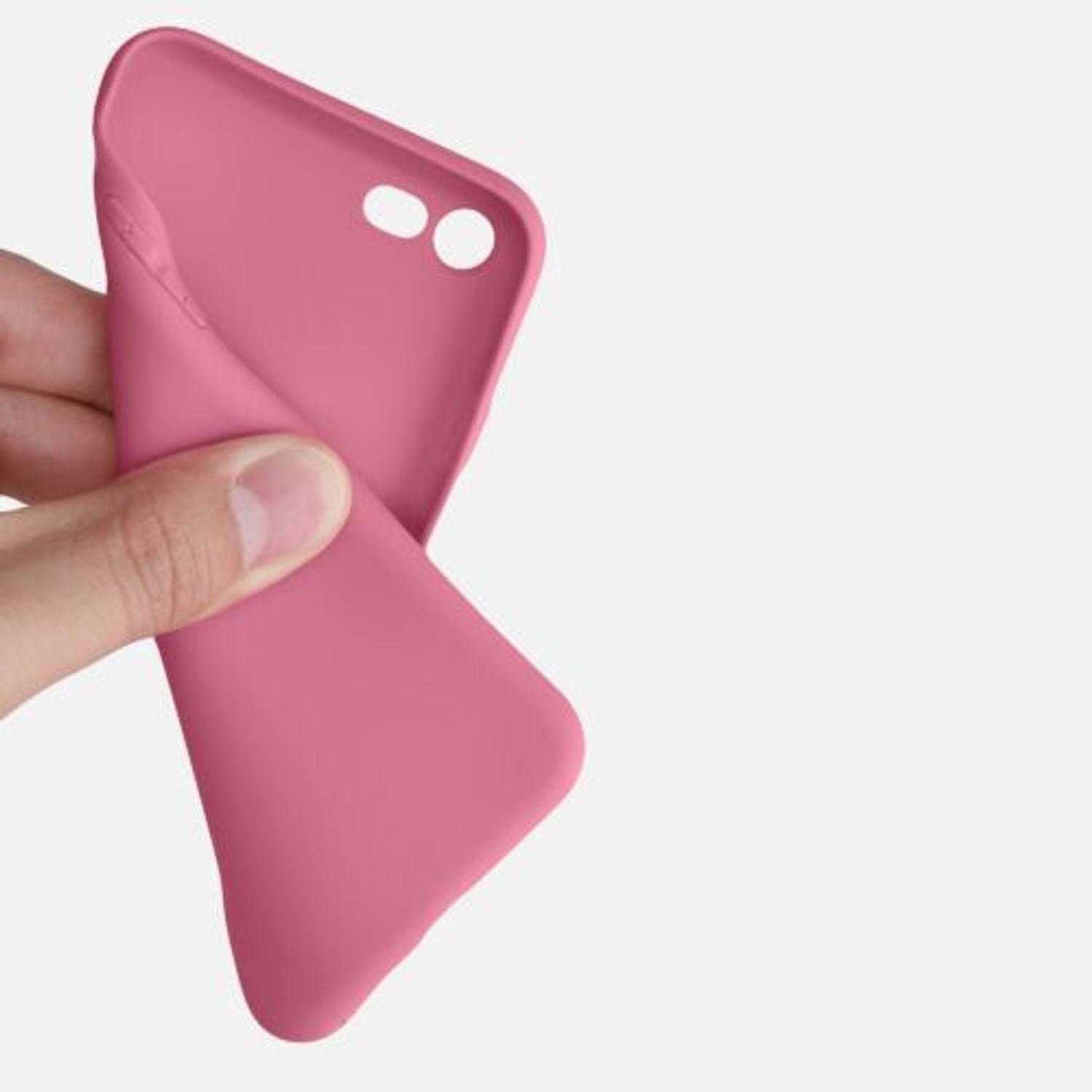 Husa pentru Apple iPhone 8/iPhone 7/iPhone SE 2, Silicon, Roz, 39458.212 fotografia produsului View 8 L