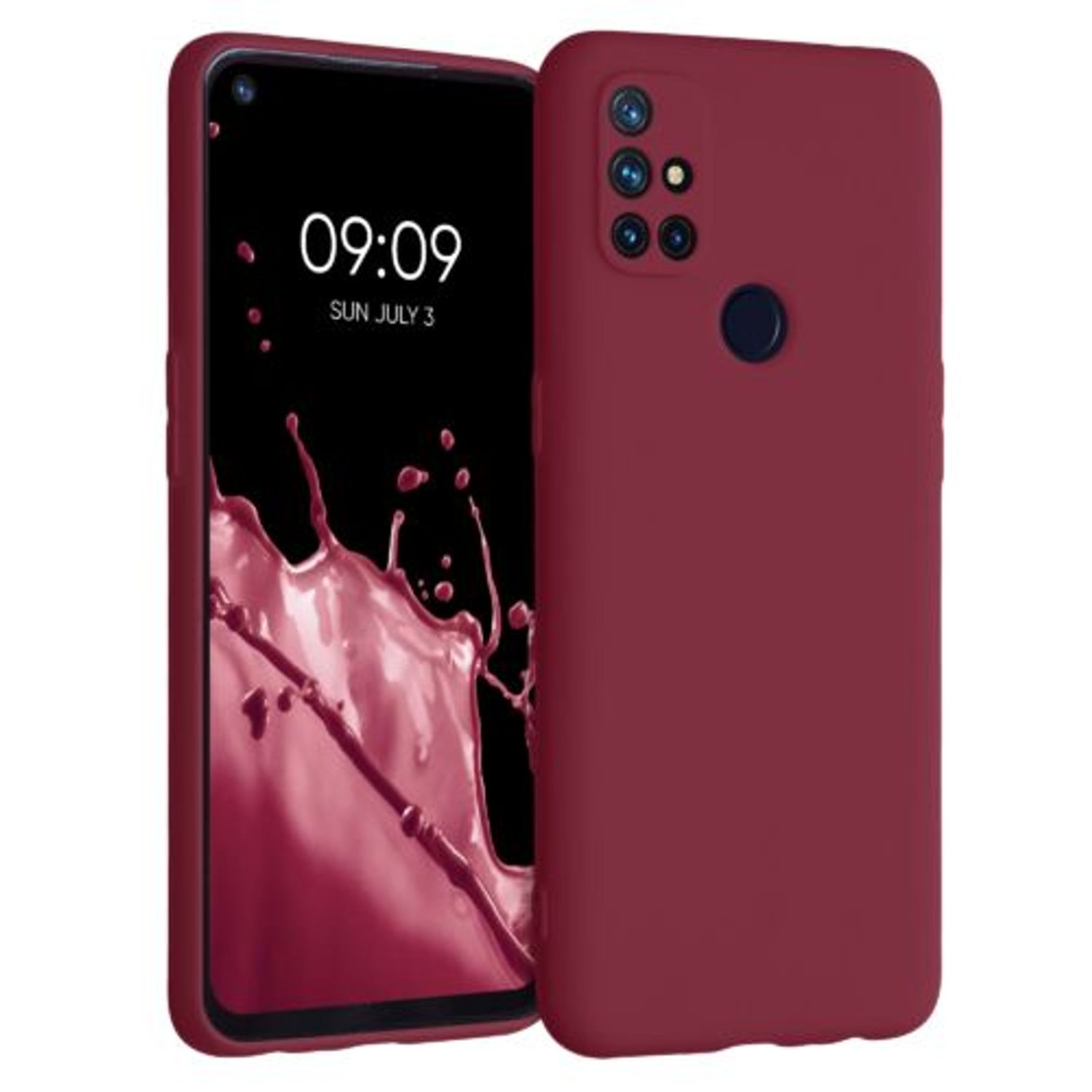 Husa pentru OnePlus Nord N10 5G, Silicon, Violet, 53821.190 fotografia produsului