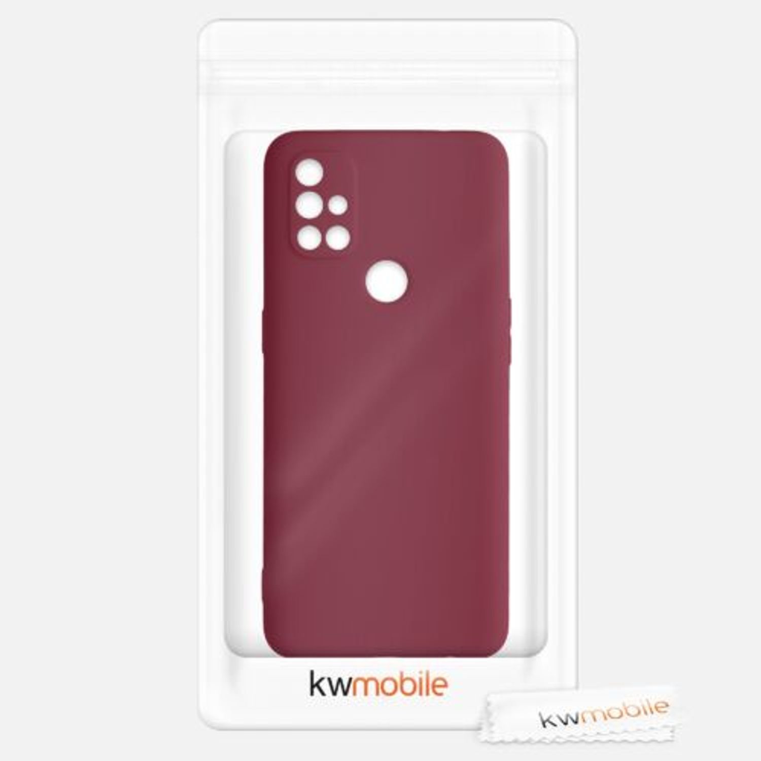 Husa pentru OnePlus Nord N10 5G, Silicon, Violet, 53821.190 fotografia produsului View 7 L