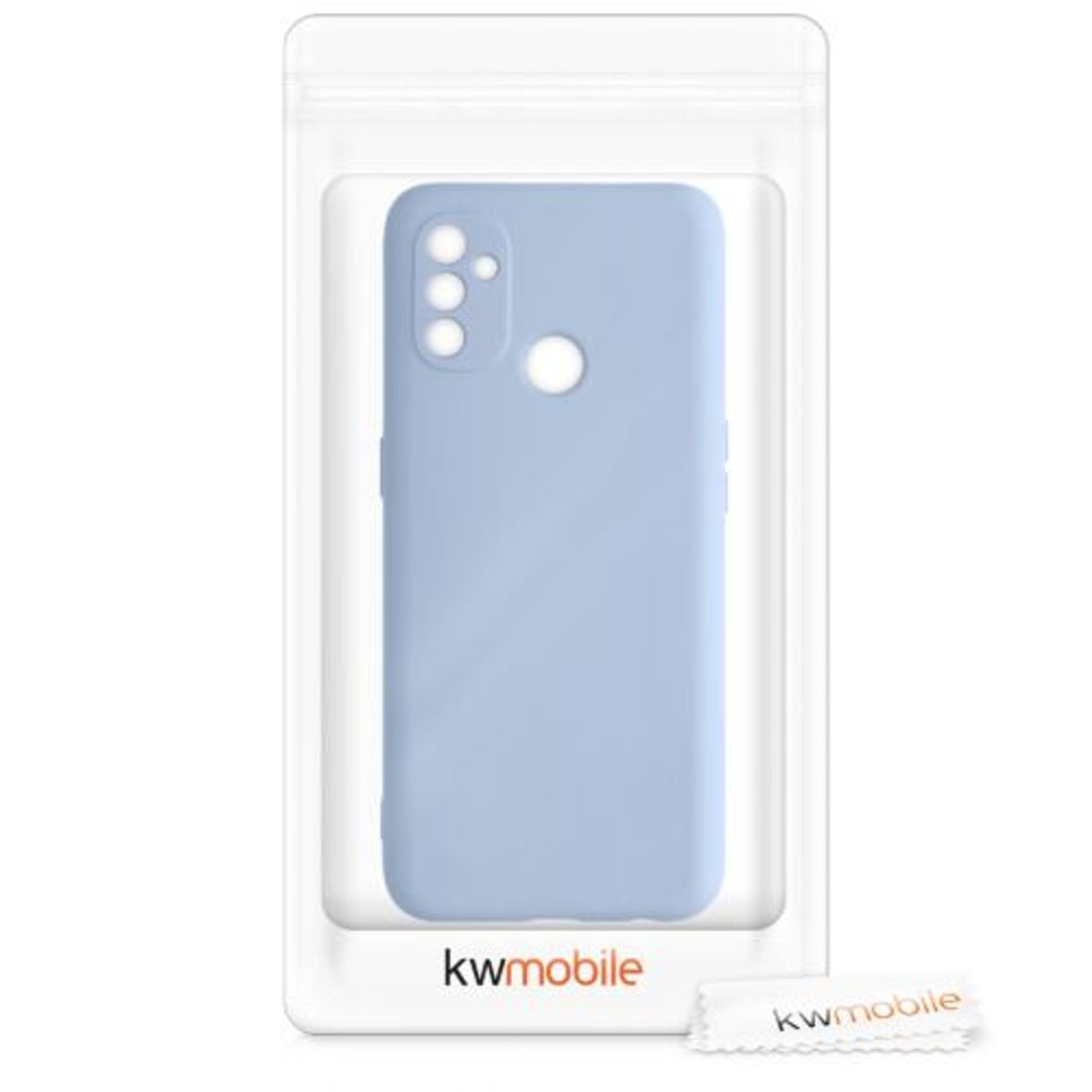 Husa pentru OnePlus Nord N100, Silicon, Albastru, 55345.58 fotografia produsului View 8 L