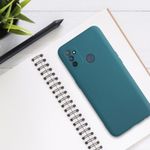 Husa pentru OnePlus Nord N100, Silicon, Verde, 55345.78 fotografia produsului View 3 S