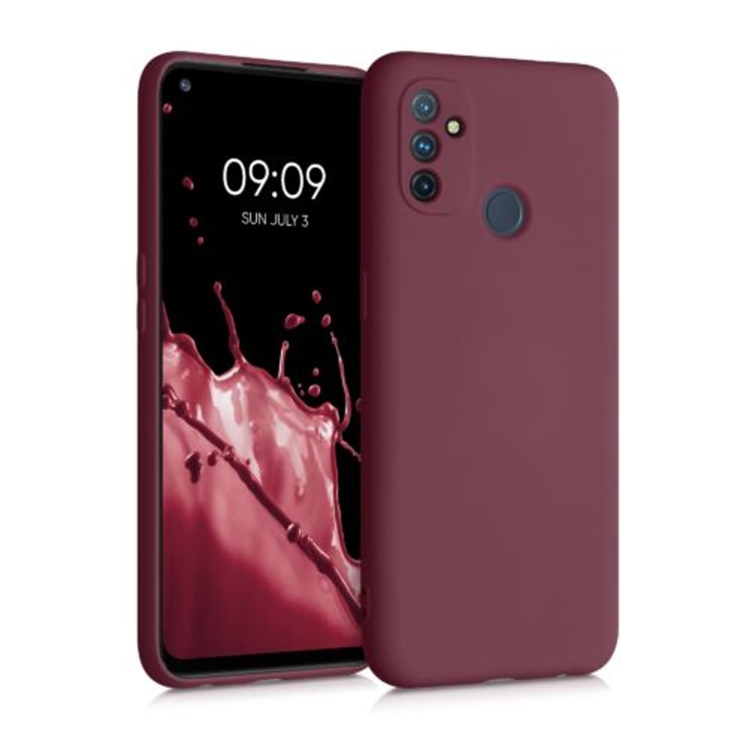 Husa pentru OnePlus Nord N100, Silicon, Violet, 55345.190 fotografia produsului