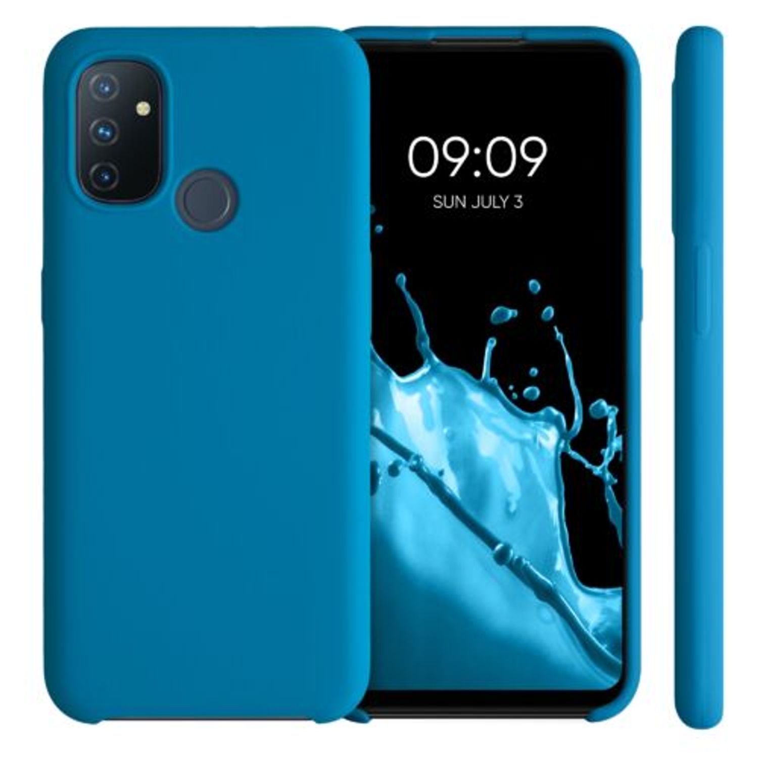 Husa pentru OnePlus Nord N100, Silicon, Albastru, 53891.224 fotografia produsului View 2 L