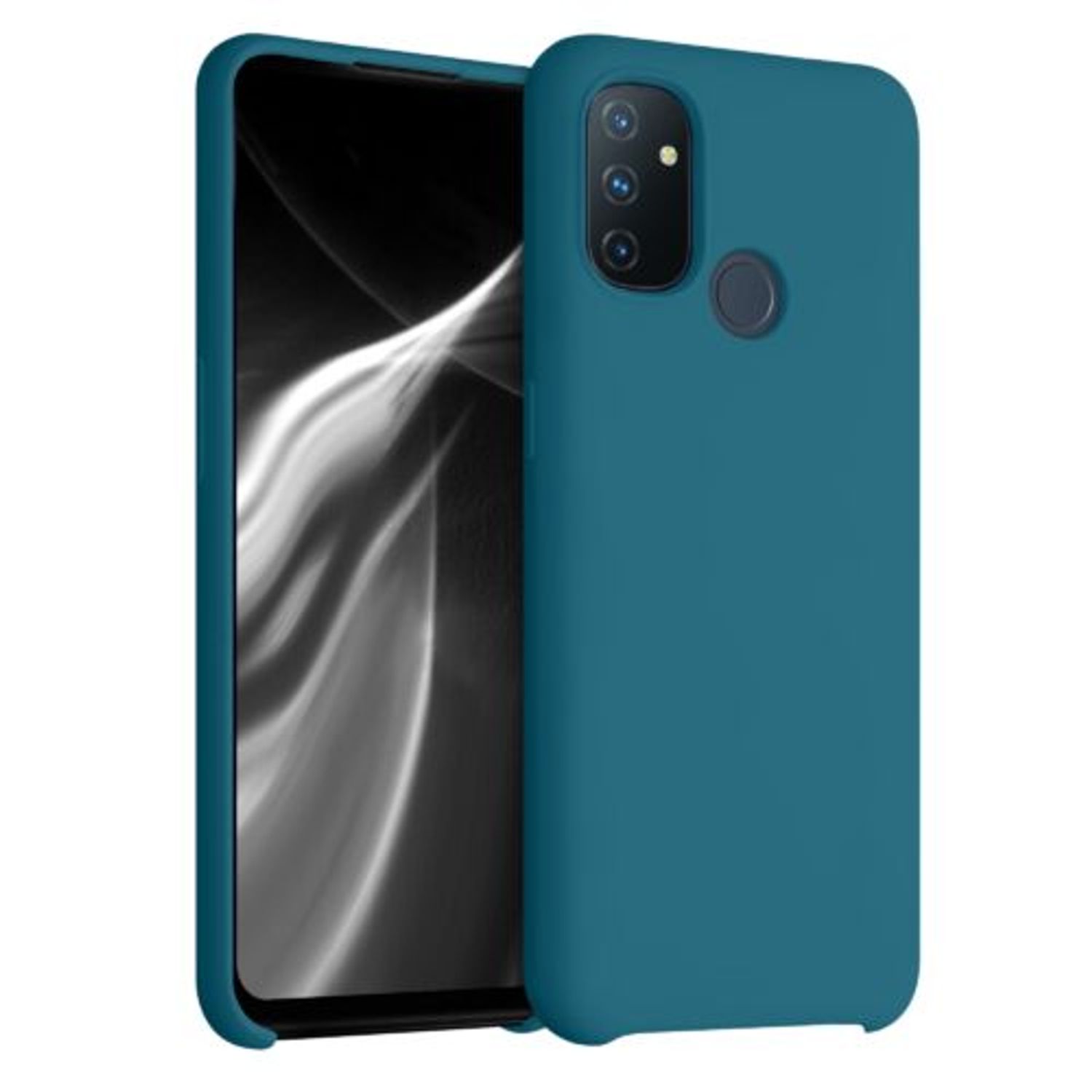 Husa pentru OnePlus Nord N100, Silicon, Verde, 53891.78 fotografia produsului
