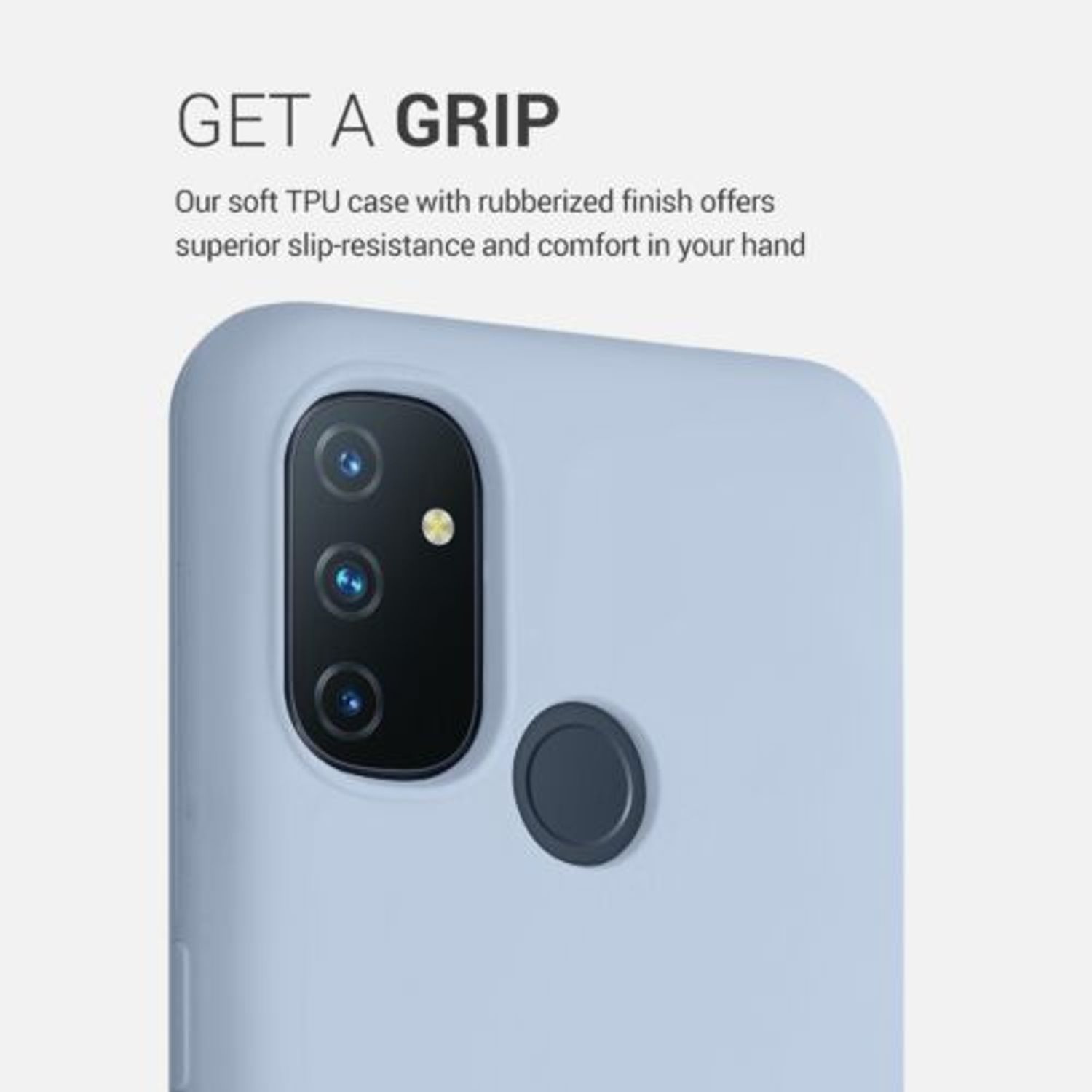 Husa pentru OnePlus Nord N100, Silicon, Albastru, 53891.58 fotografia produsului View 4 L