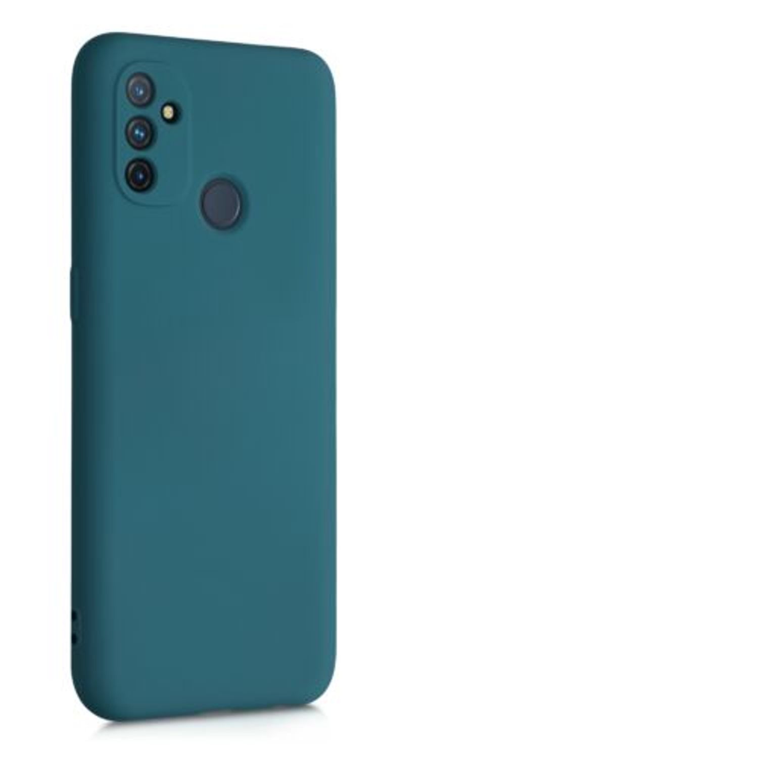 Husa pentru OnePlus Nord N100, Silicon, Verde, 55345.78 fotografia produsului View 9 L