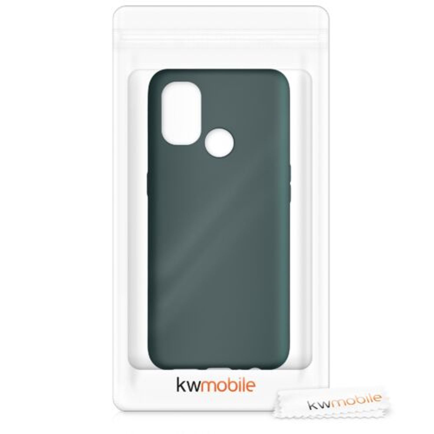 Husa pentru OnePlus Nord N100, Silicon, Verde, 56076.14 fotografia produsului View 7 L