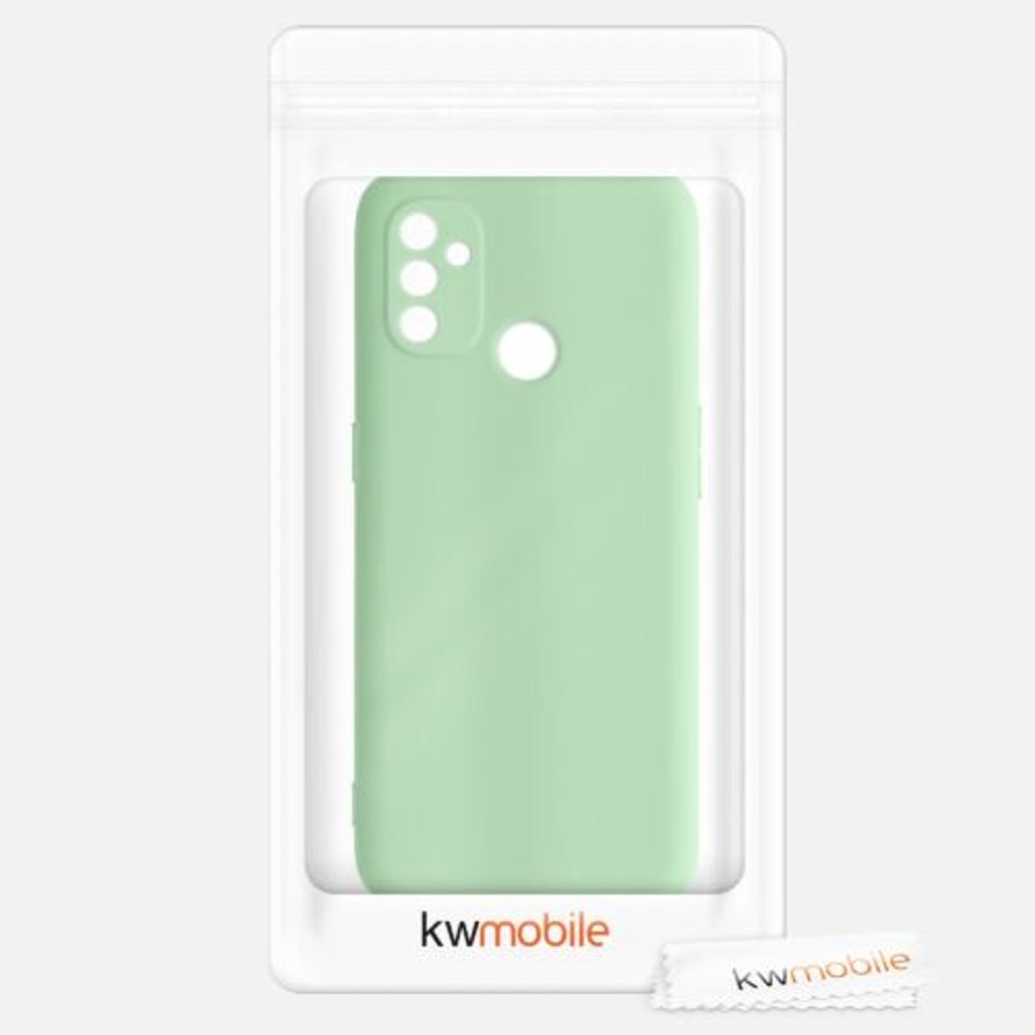 Husa pentru OnePlus Nord N100, Silicon, Verde, 53823.71 fotografia produsului View 7 L