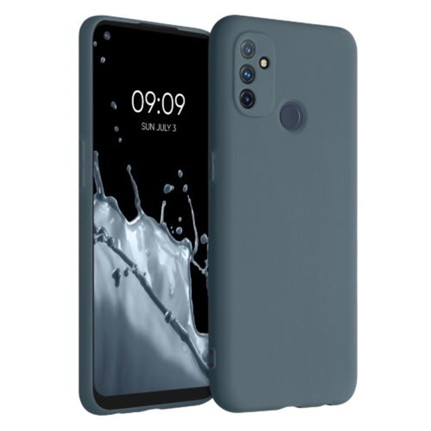Husa pentru OnePlus Nord N100, Silicon, Verde, 53823.202 fotografia produsului